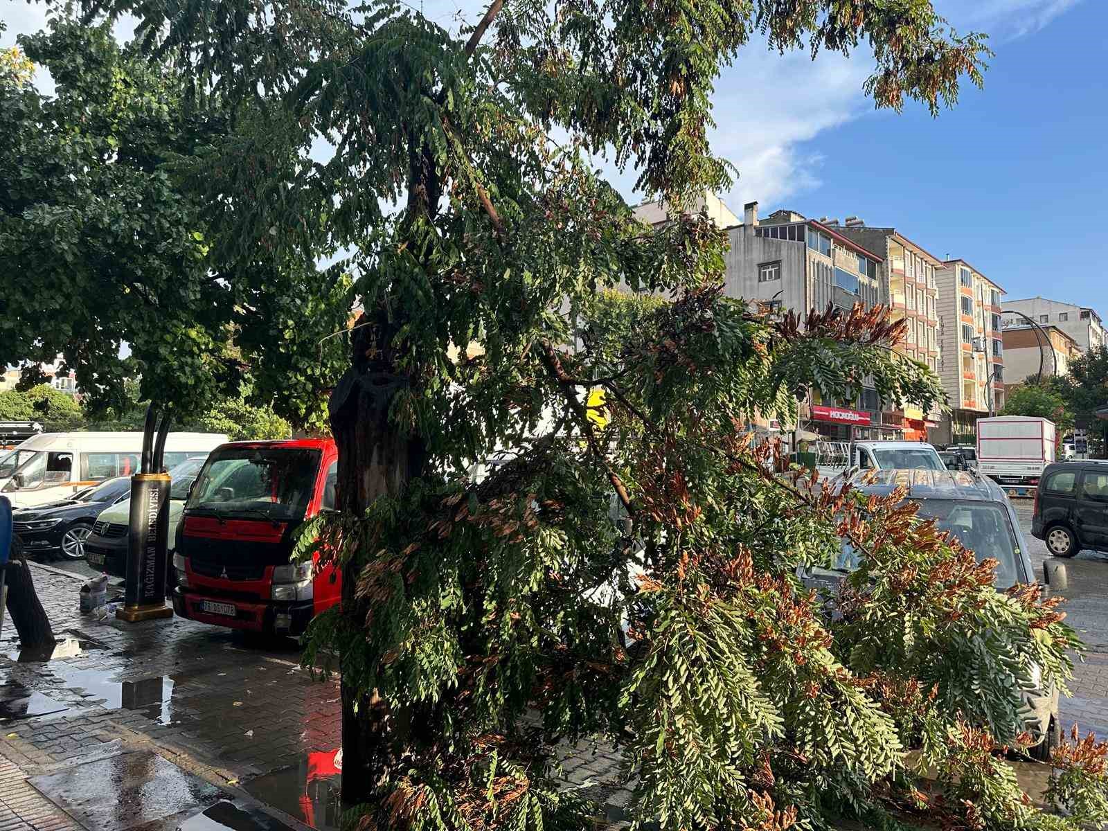 Kağızman&rsquo;da şiddetli r&uuml;zgar &ccedil;atıları u&ccedil;urdu
