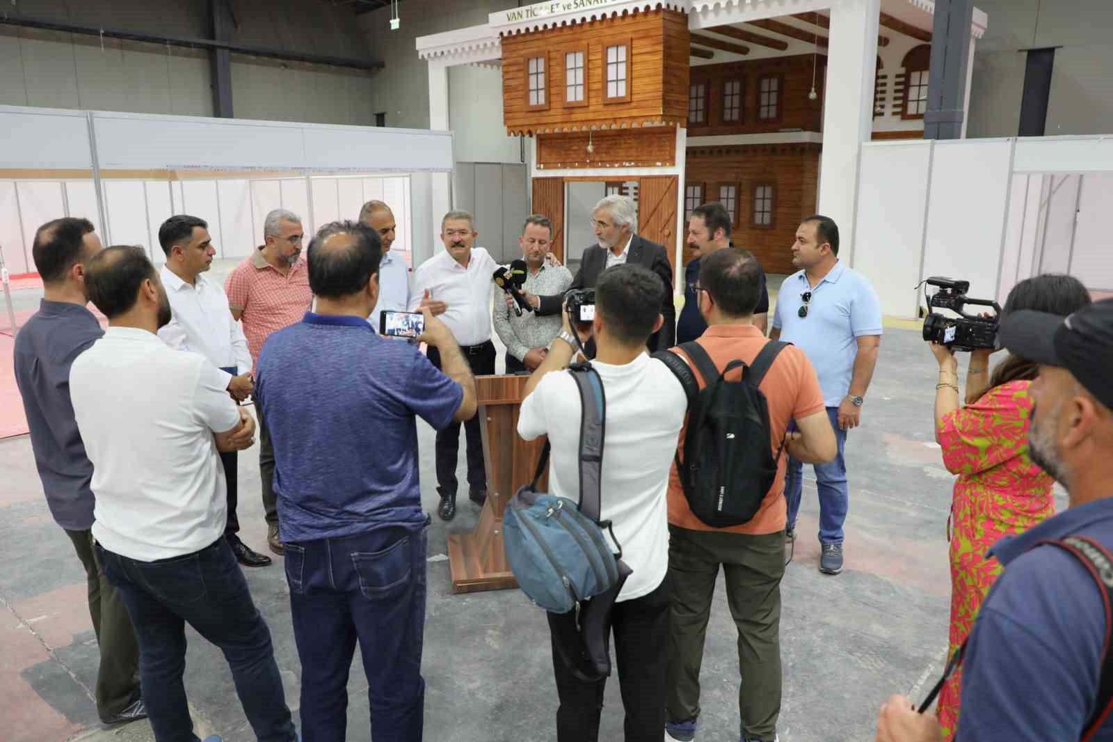 Van Gurme ve Gastronomi Fuarı i&ccedil;in hazırlıklar tamamlandı
