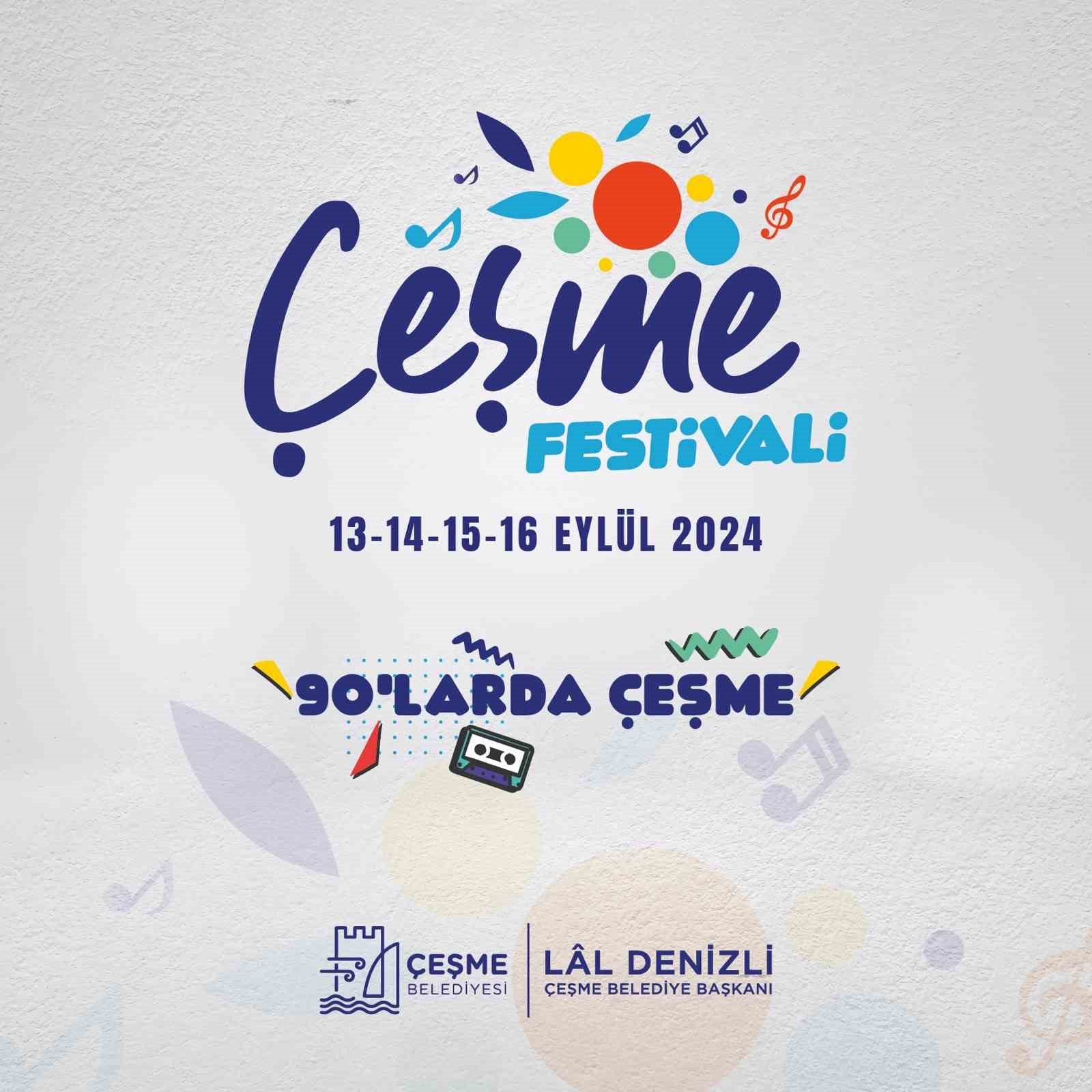 &quot;90’larda Çeşme&quot; teması ile Çeşme Festivali 2024 geliyor