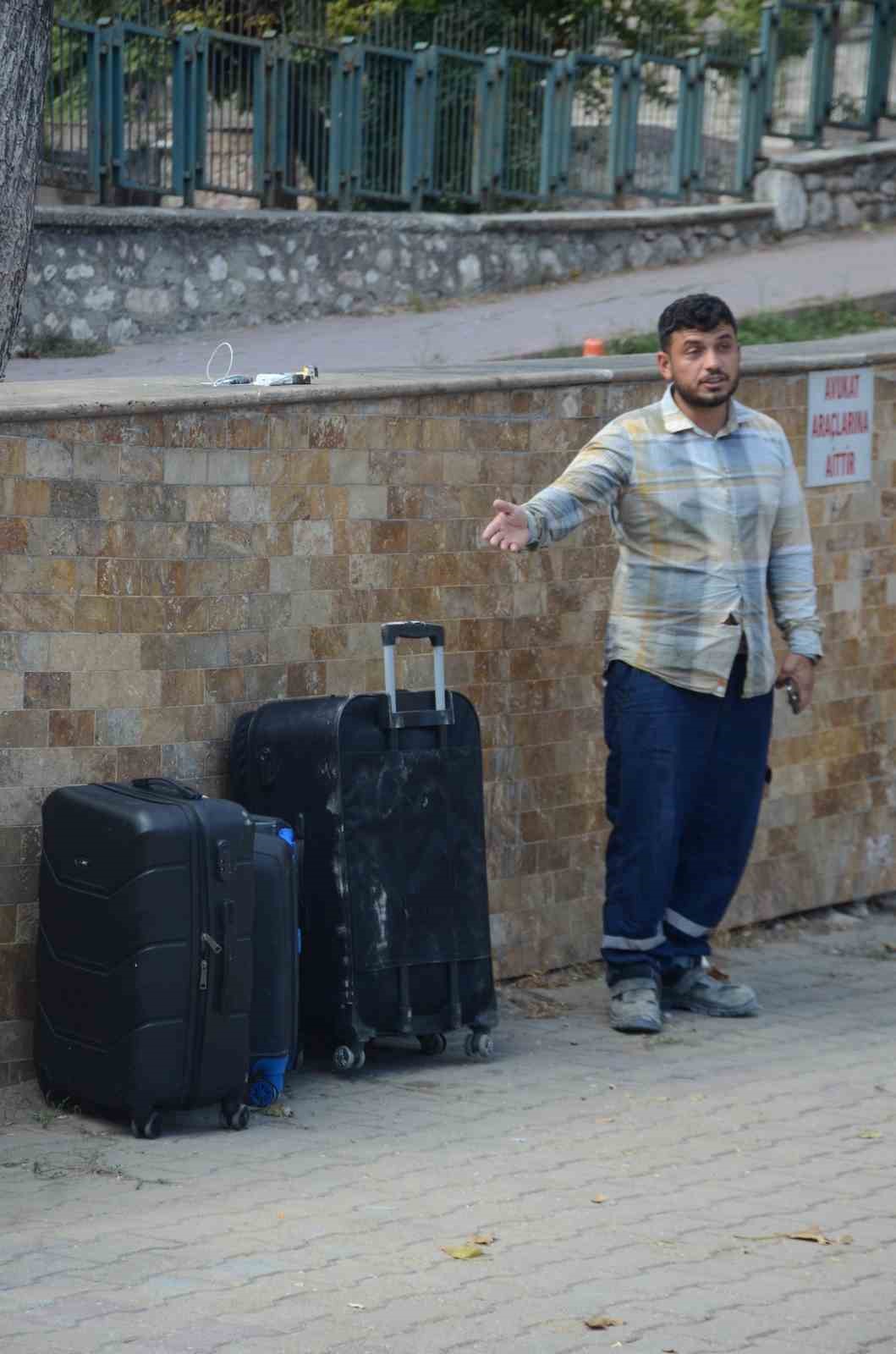 Bilecik’te adliye otoparkında hareketli dakikalar yaşandı