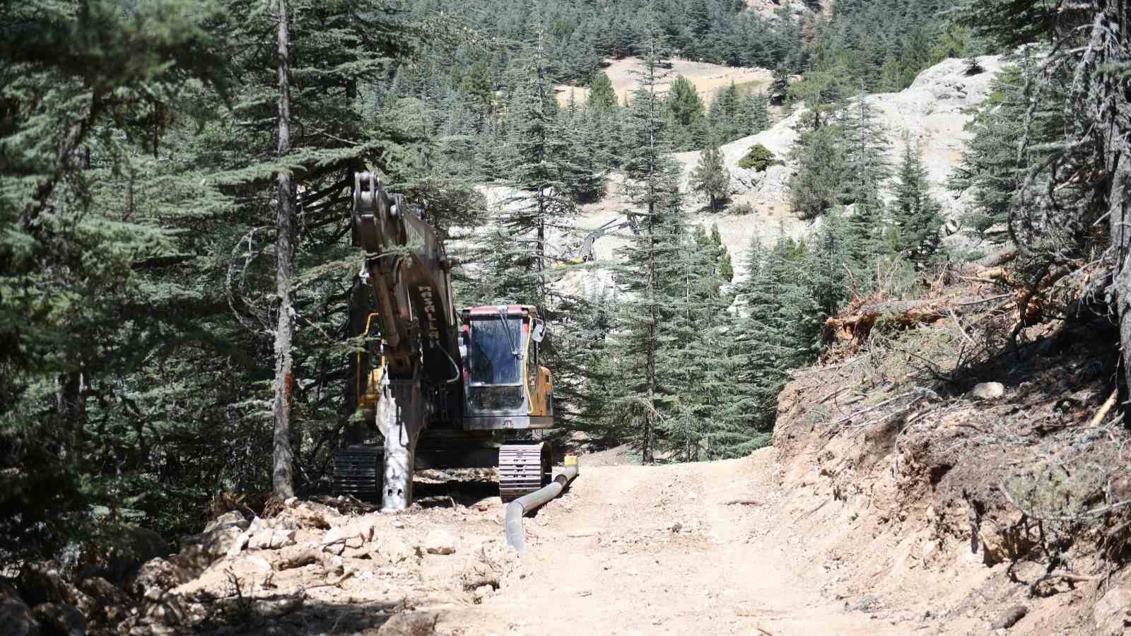 Hacıibrahimuşağı yeni i&ccedil;mesuyu hattına kavuşuyor

