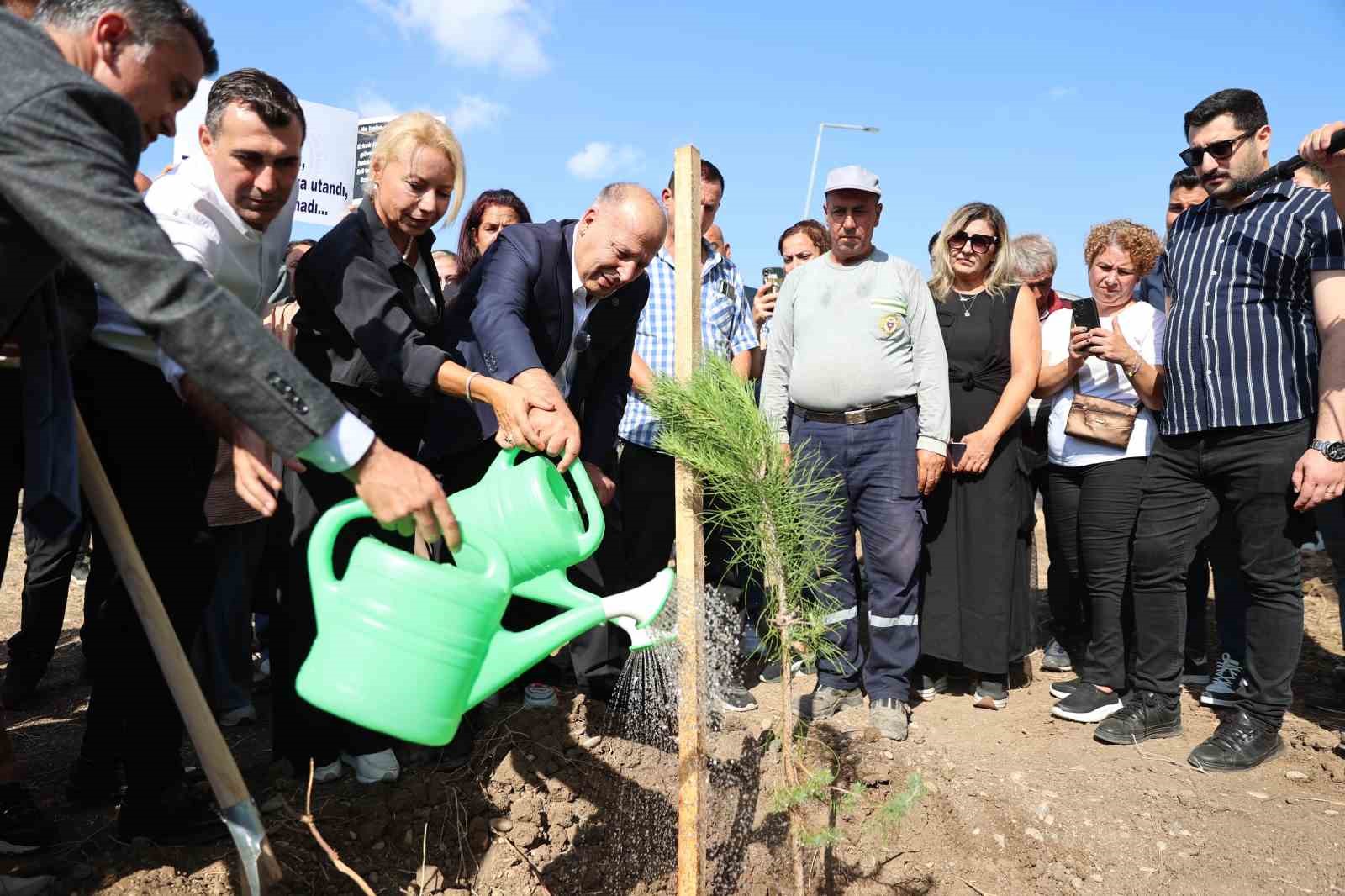 Yüreğir’de ‘Narin’ için hatıra korusu oluşturuldu