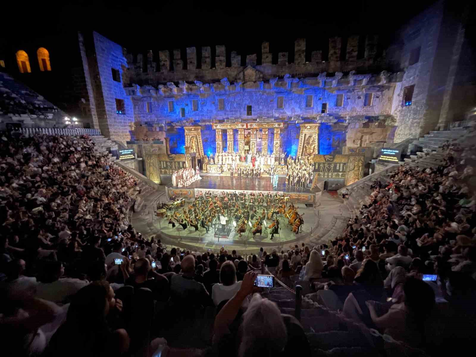 31. Uluslararası Aspendos Opera ve Bale Festivali ‘AİDA’ ile başladı
