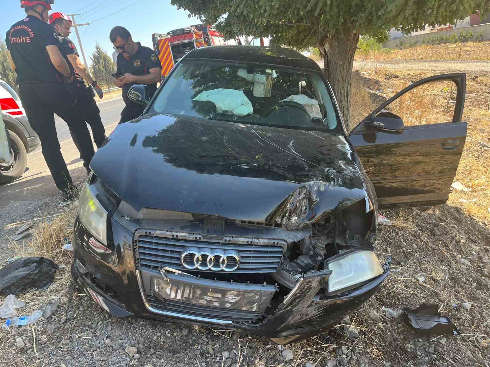 Kahramanmaraş&rsquo;ta trafik kazası: 2 yaralı
