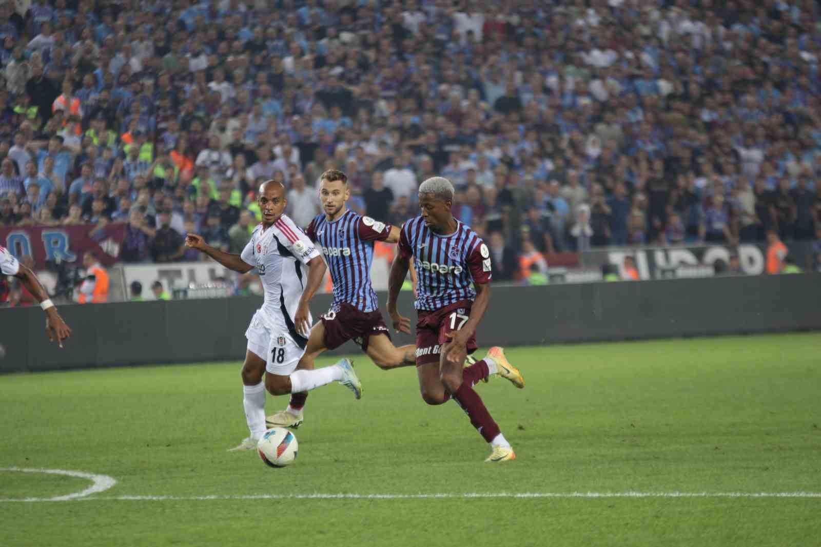 Trendyol Süper Lig: Trabzonspor: 1 - Beşiktaş: 1  (Maç sonucu)