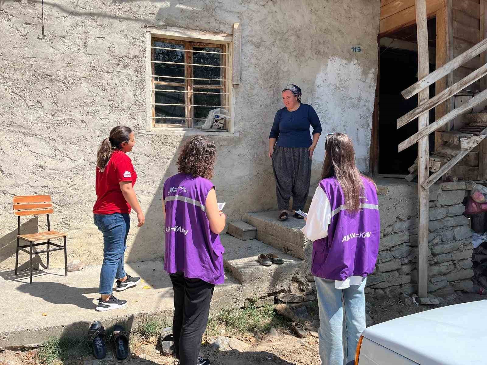 Yangından etkilenen vatandaşlara Büyükşehir’den psiko-sosyal destek