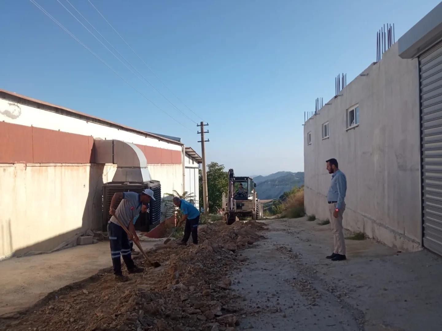 Babadağ’da alt ve üst yapı çalışmaları birlikte yürütülüyor