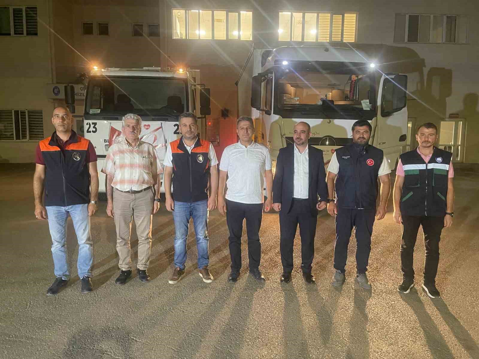 Çorum’dan kardeş belediyeye destek