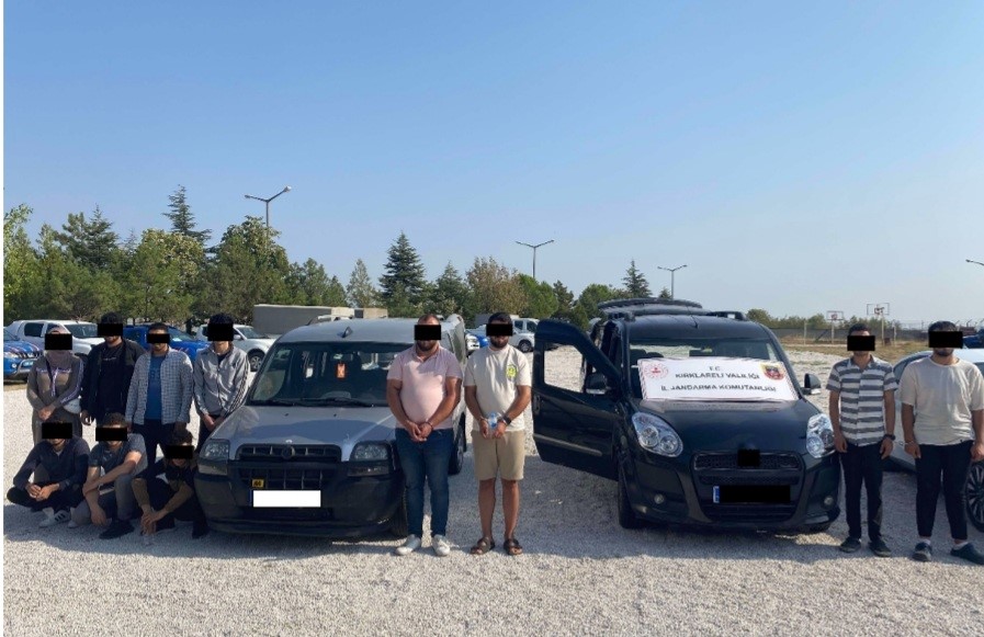 Kırklareli’nde 354 kaçak göçmen yakalandı