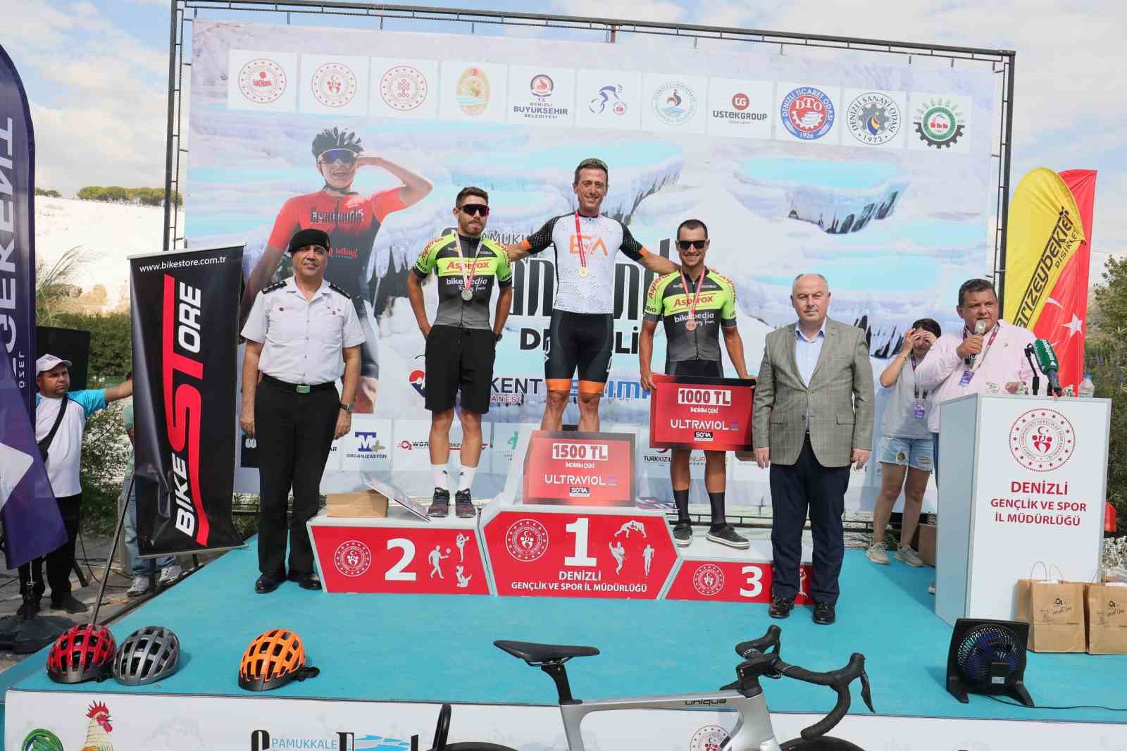 Pamukkale Granfondo Bisiklet Yarışı tamamlandı
