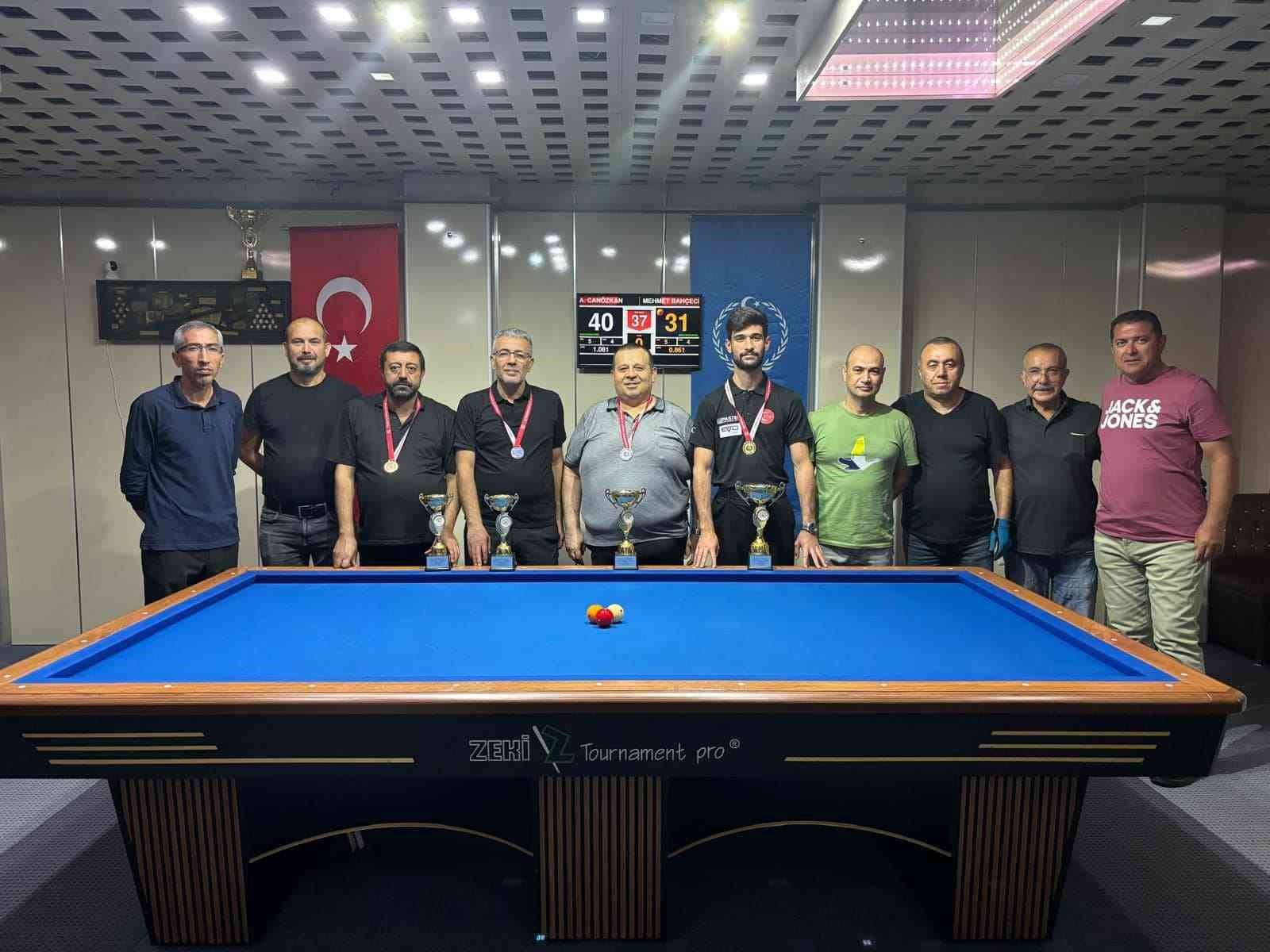 Kayseri Bilardo İl Birinciliği tamamlandı
