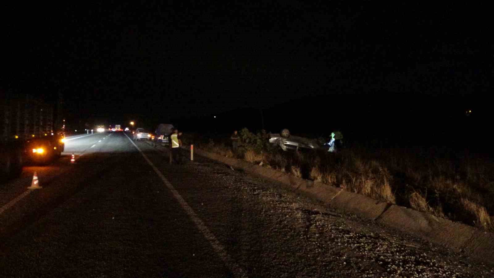 Hurdaya dönen Tofaş’tan burnu bile kanamadan çıktı
