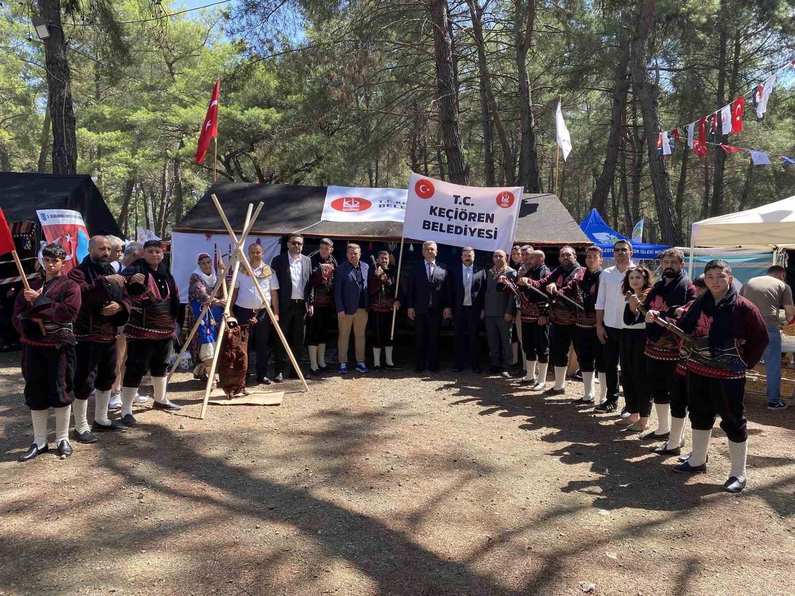 Yörük Festivali’nde Keçiören standına büyük ilgi