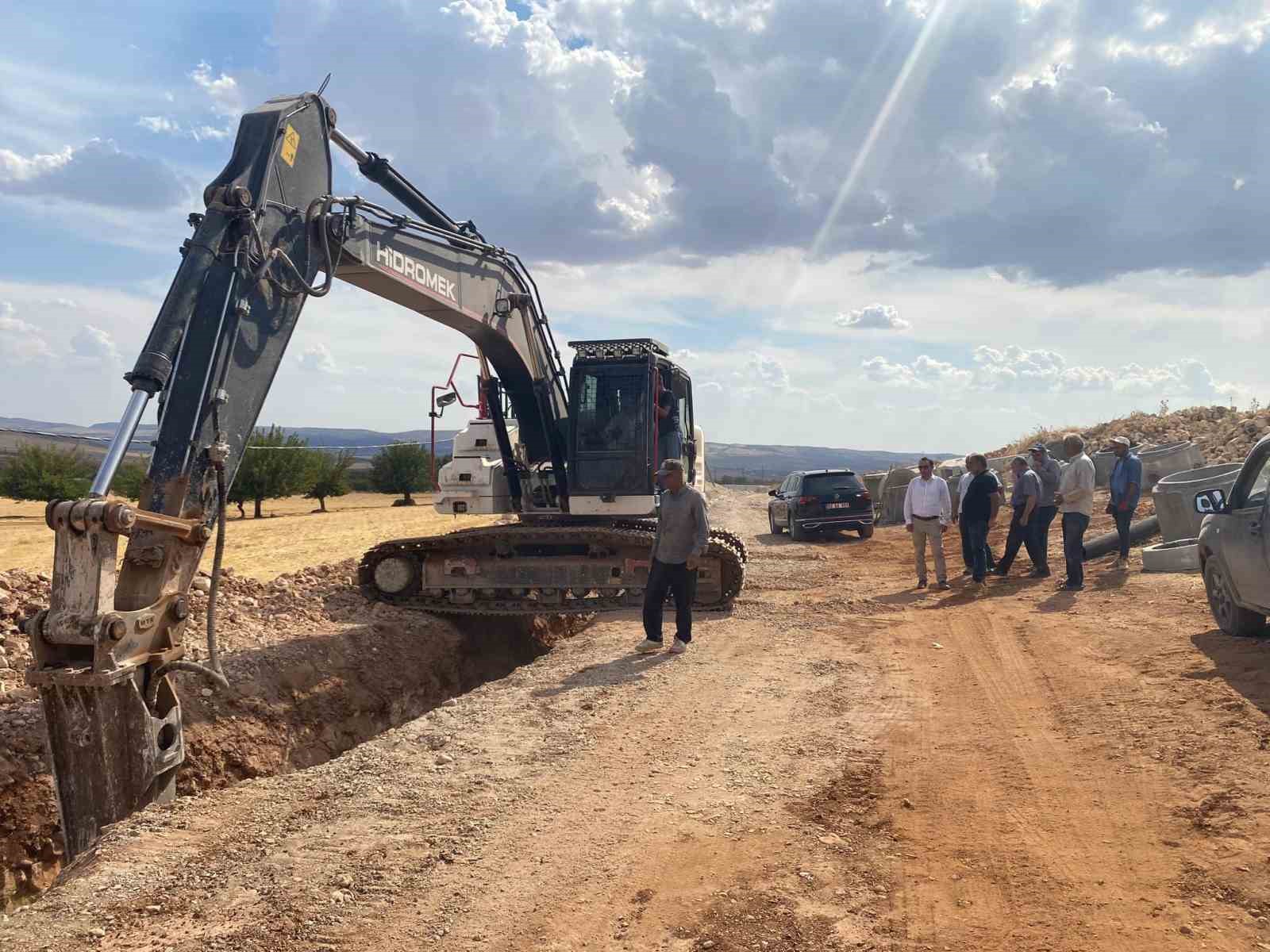 Kaymakam Partal, alt yapı çalışmalarını inceledi
