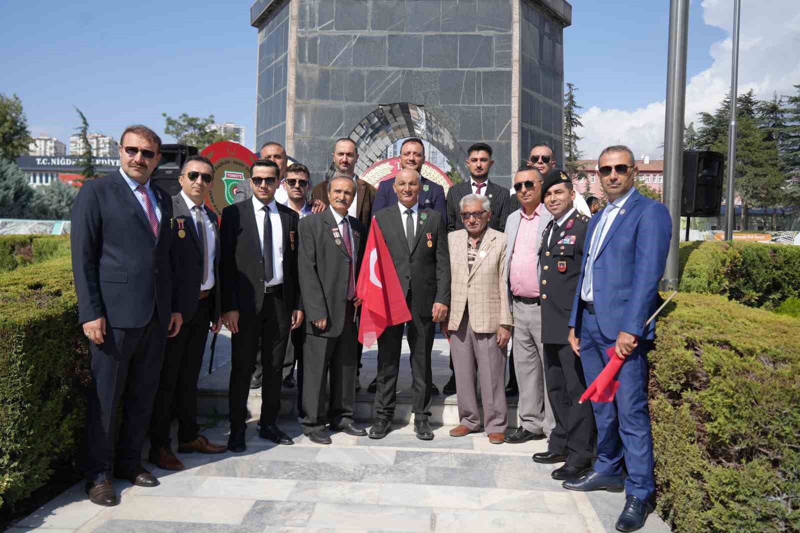 Niğde’de 19 Eylül Gaziler Günü nedeniyle tören düzenlendi
