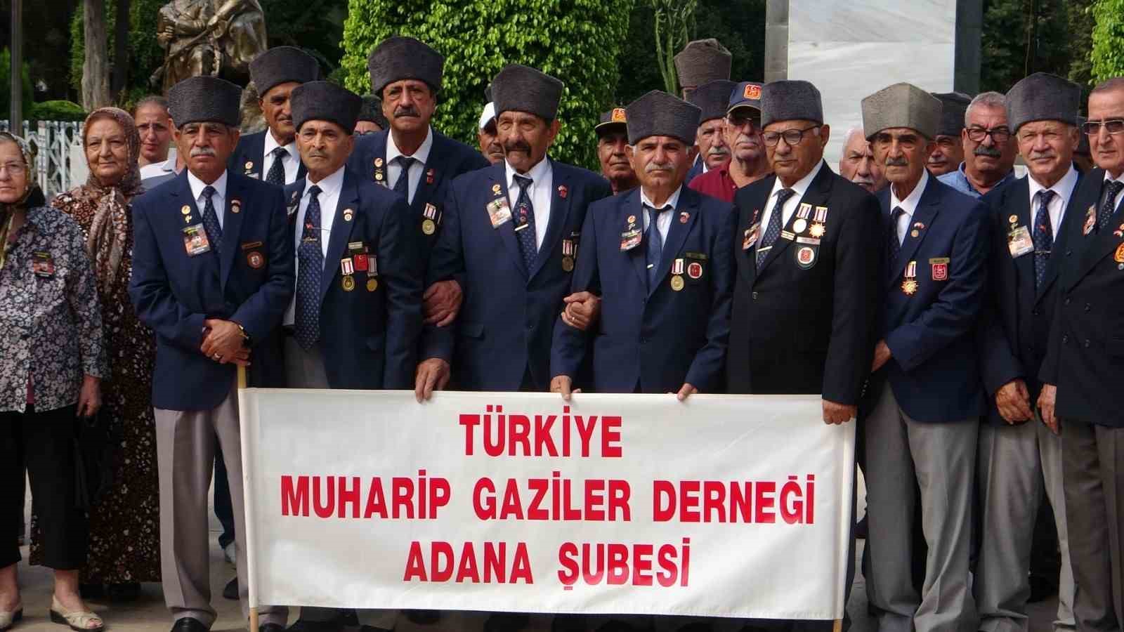 T&uuml;rkiye Muharip Gaziler Derneği Adana Şube Başkanı Adaber, "Bu vatan şehit ve gazilerimizin eseridir"
