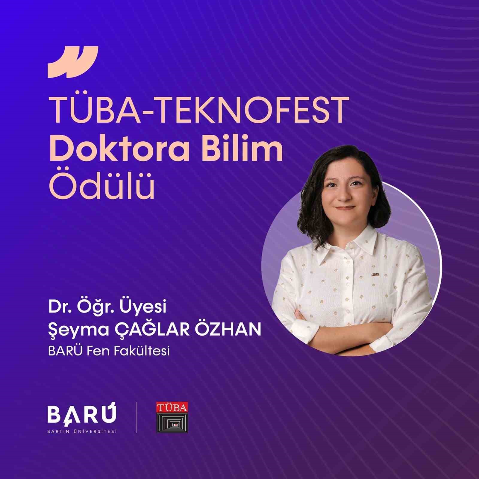 BARÜ’lü akademisyene doktora bilim ödülü
