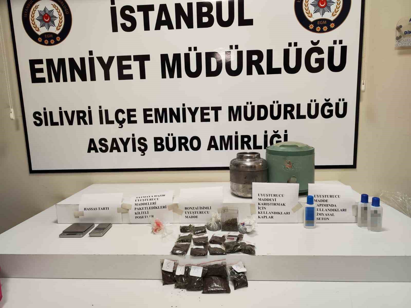 Silivri’de uyuşturucu operasyonları: 6 gözaltı
