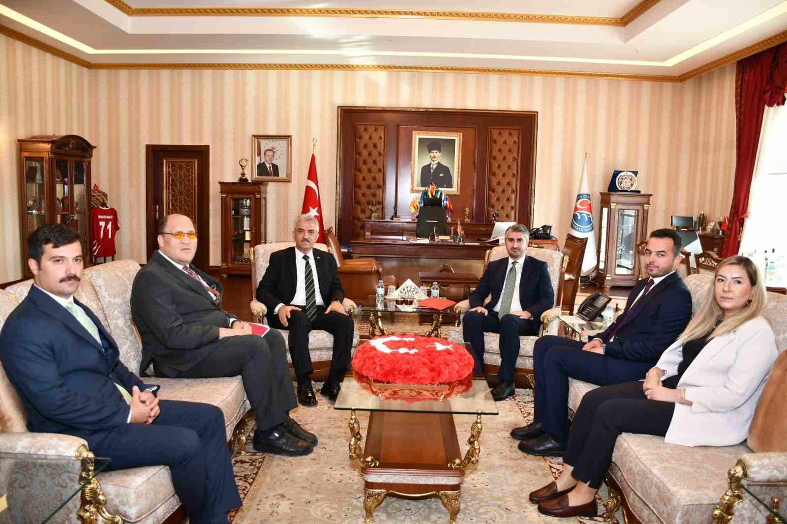 Bakan Yardımcısı Tarıkdaroğlu’ndan Kırıkkale Valisi Makas’a ziyaret