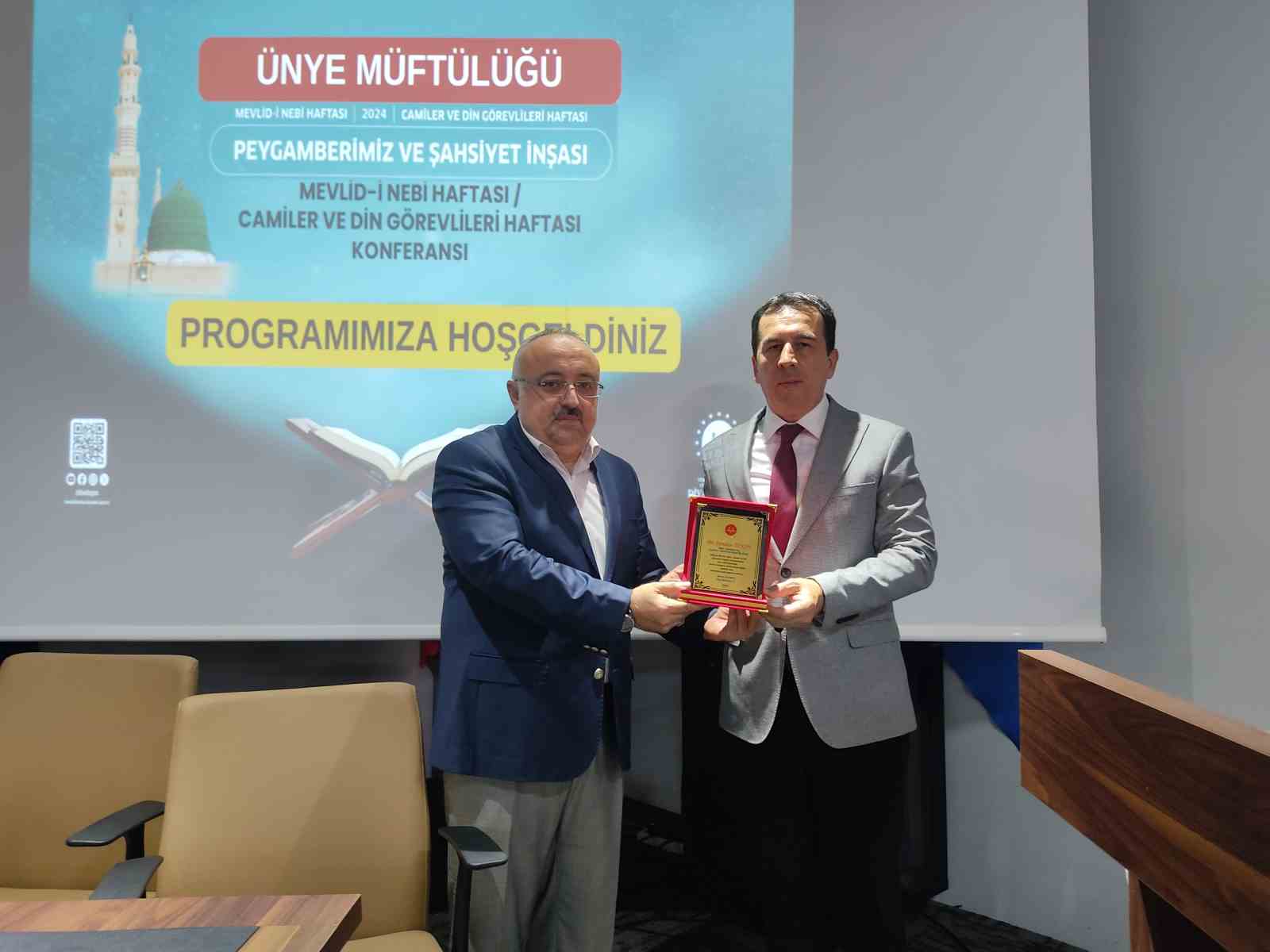 Ordu’da "Peygamberimiz ve Şahsiyet İnşası" konulu konferans
