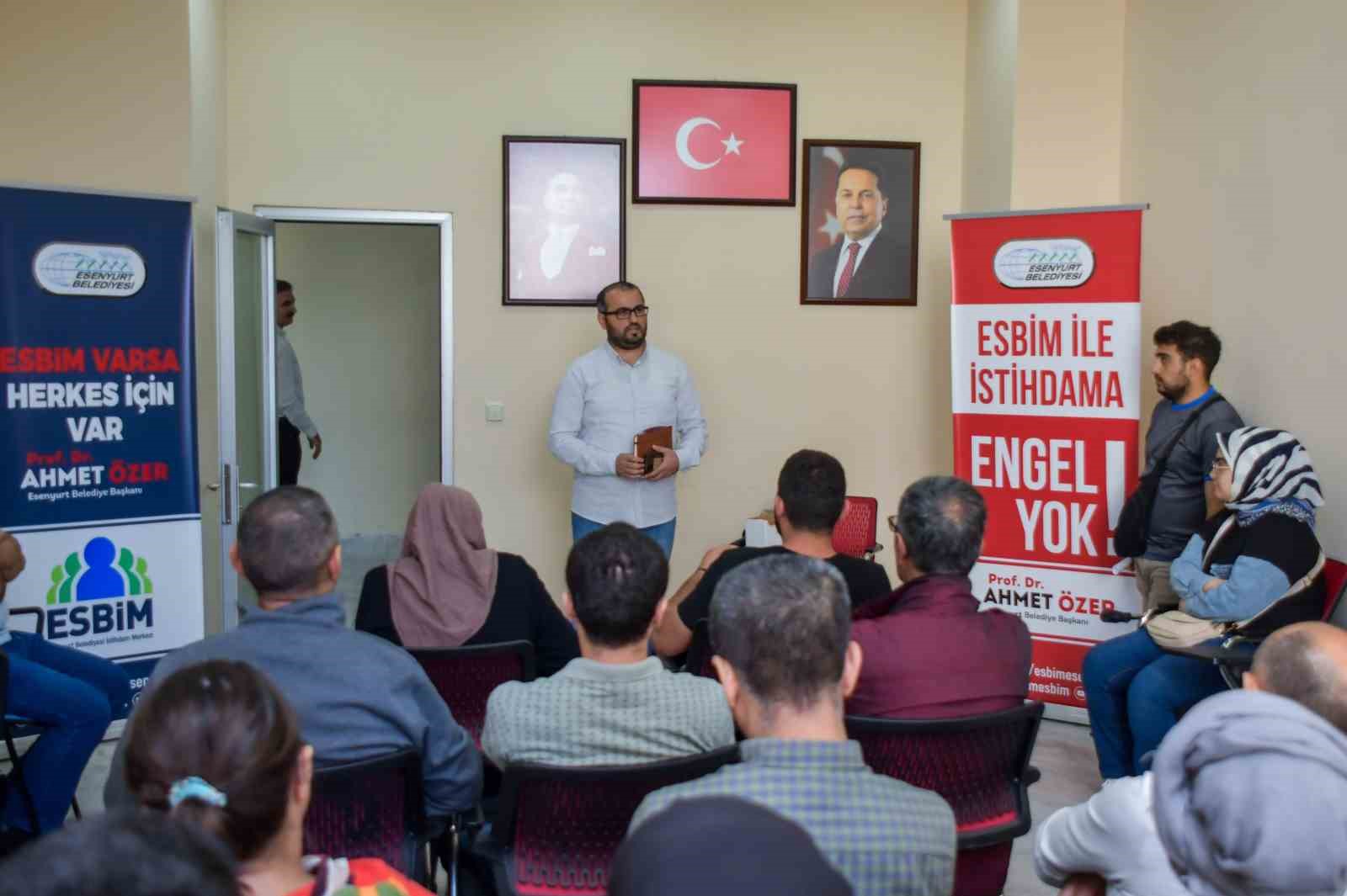 Esenyurt Belediyesi İstihdam Merkezi, istihdamda engel tanımıyor