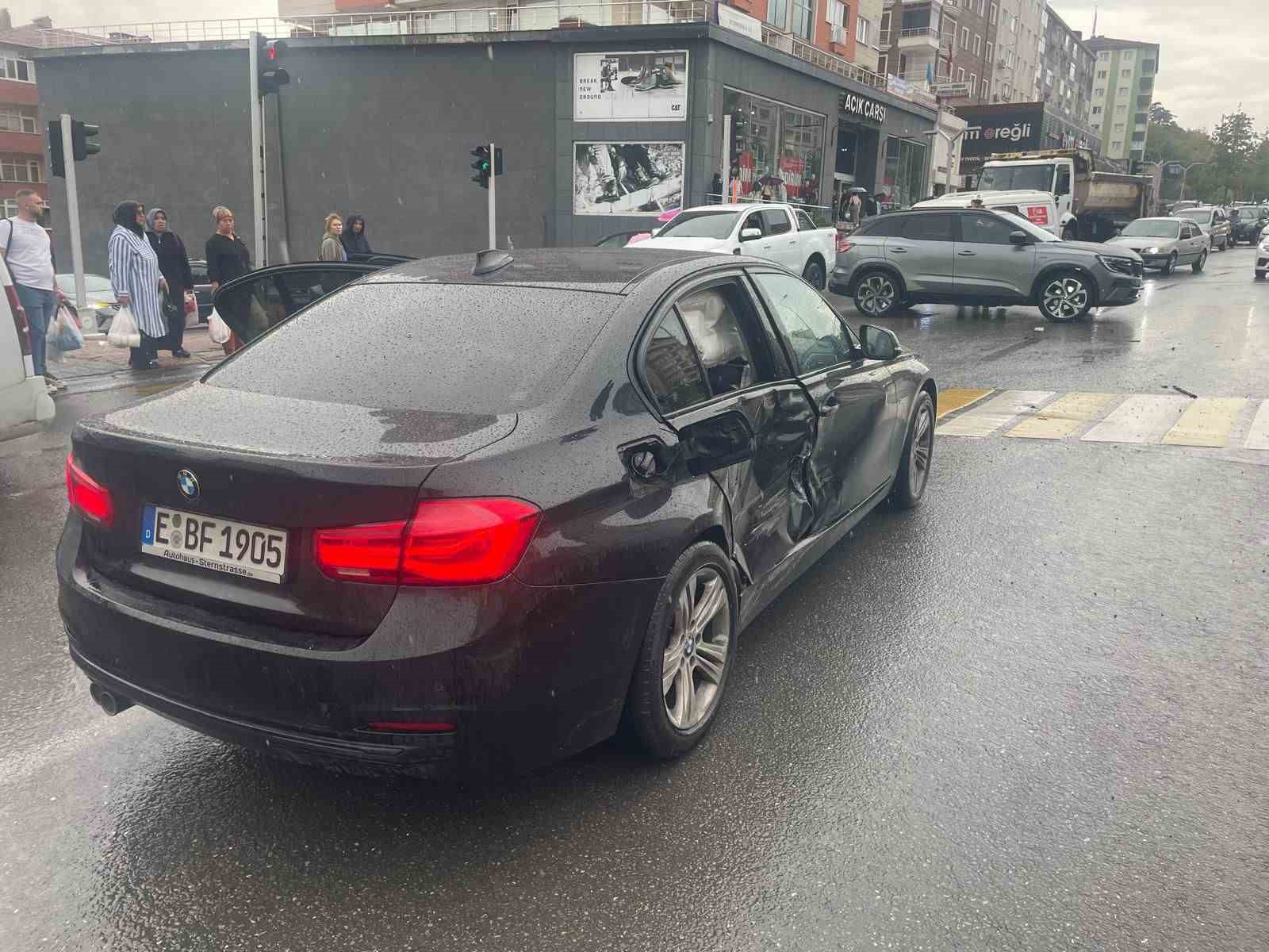 Zonguldak’ta trafik kazası: 1 yaralı