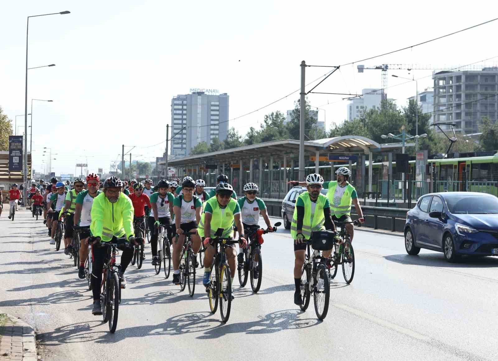 Sporseverler, yeşile pedalladı
