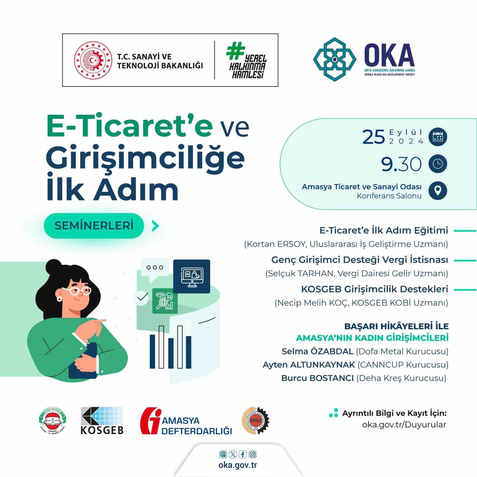 OKA’dan E-Ticaret’e ve Girişimciliğe İlk Adım Seminerleri