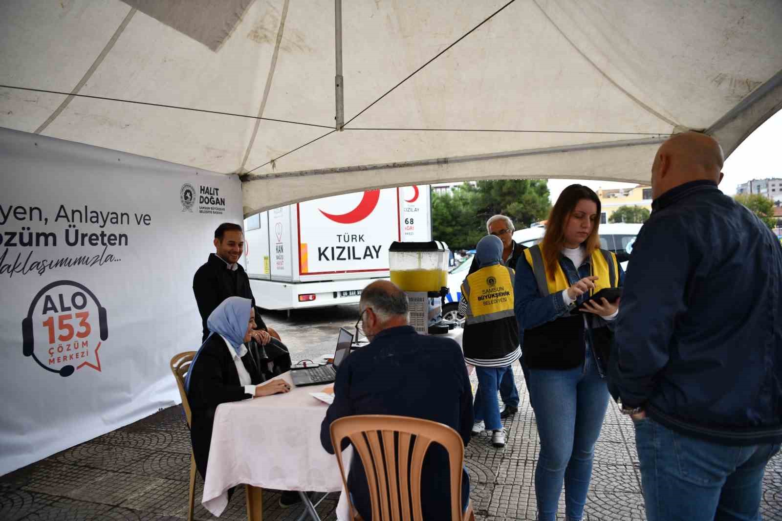 Samsun’da ‘memnuniyet anketi’ çalışması
