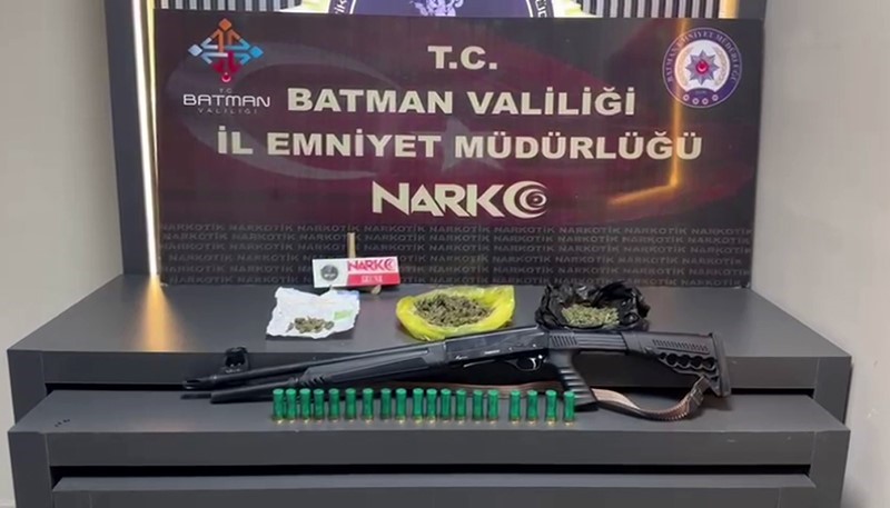 Batman’da suç makinesi silahla yakalandı