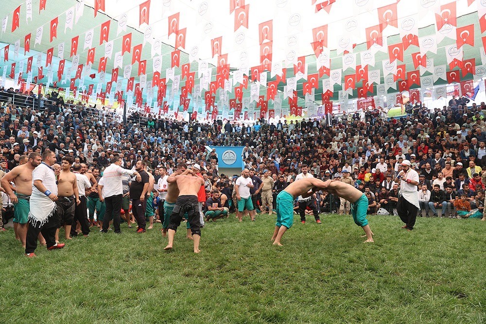 Kahramanmaraş’ta Bertiz Boyalı Güreş Festivali tamamlandı