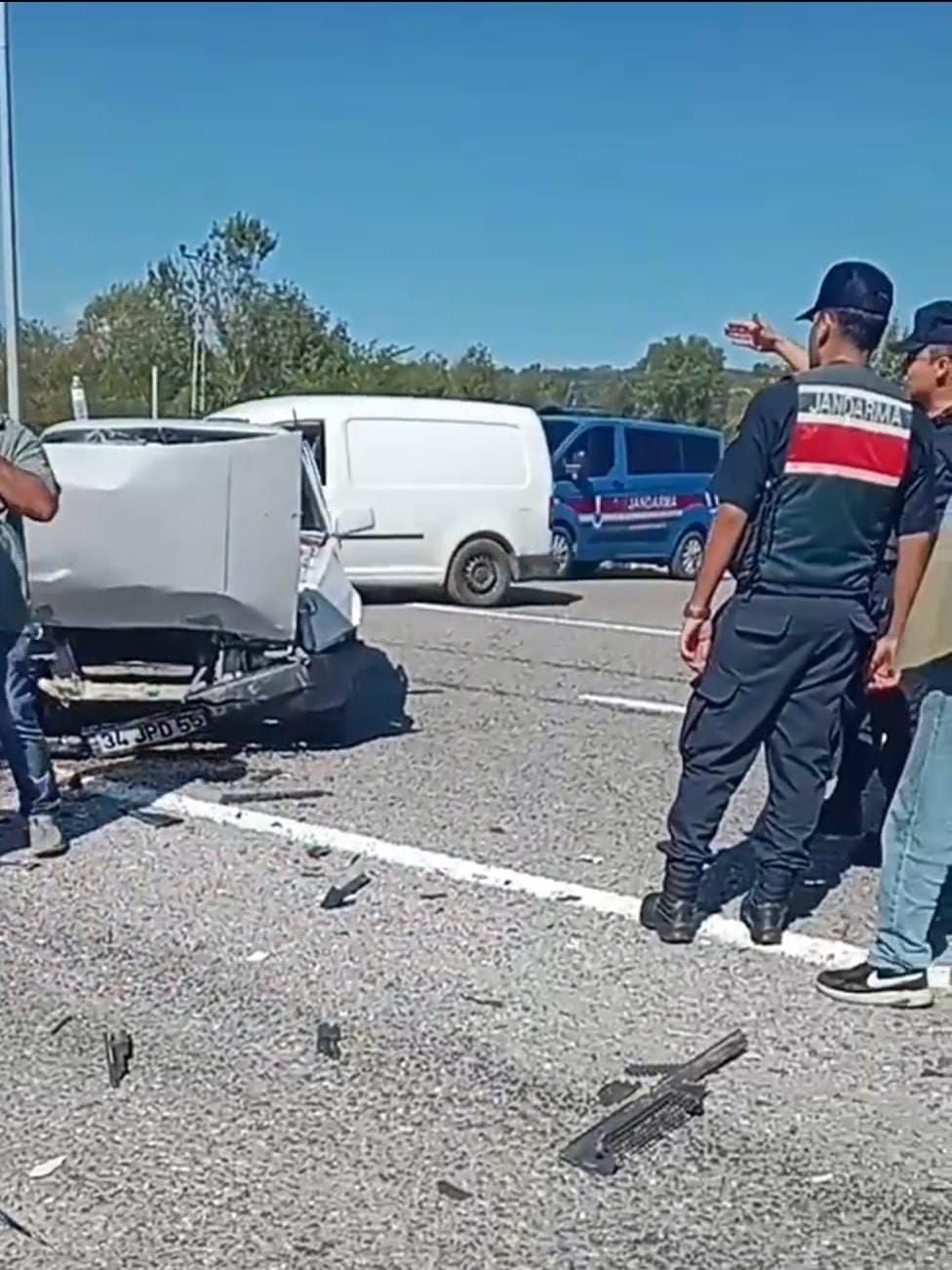 Zonguldak’ta trafik kazası; 5 yaralı