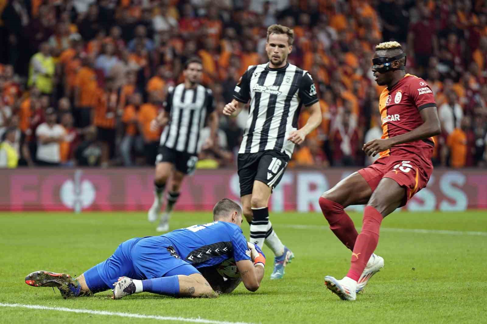 UEFA Avrupa Ligi: Galatasaray: 0 - PAOK: 0 (İlk yarı)