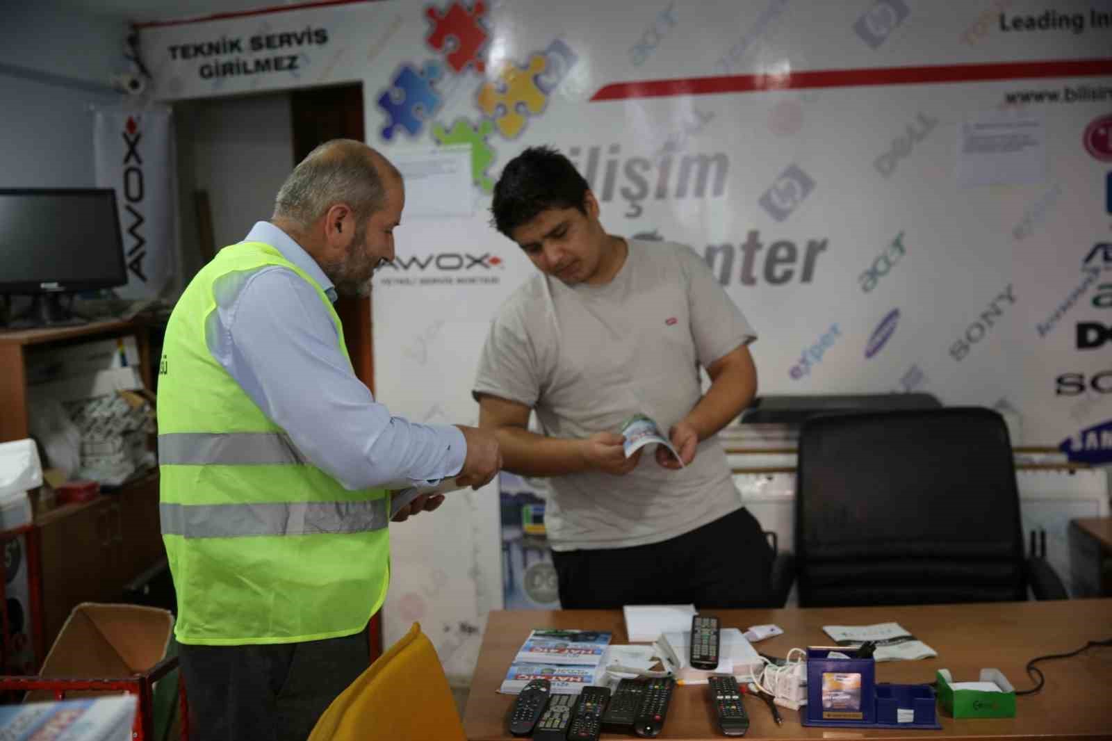 İn&ouml;n&uuml; Caddesi esnafına 41&Ccedil; bilgilendirmesi
