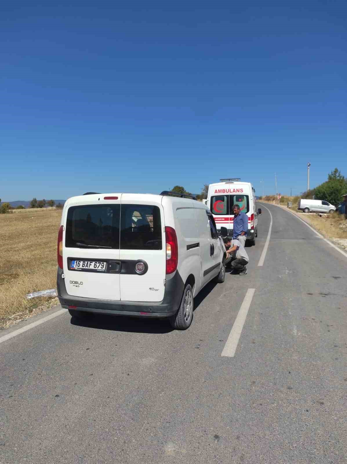 Domaniç’te trafik kazası: 1 yaralı
