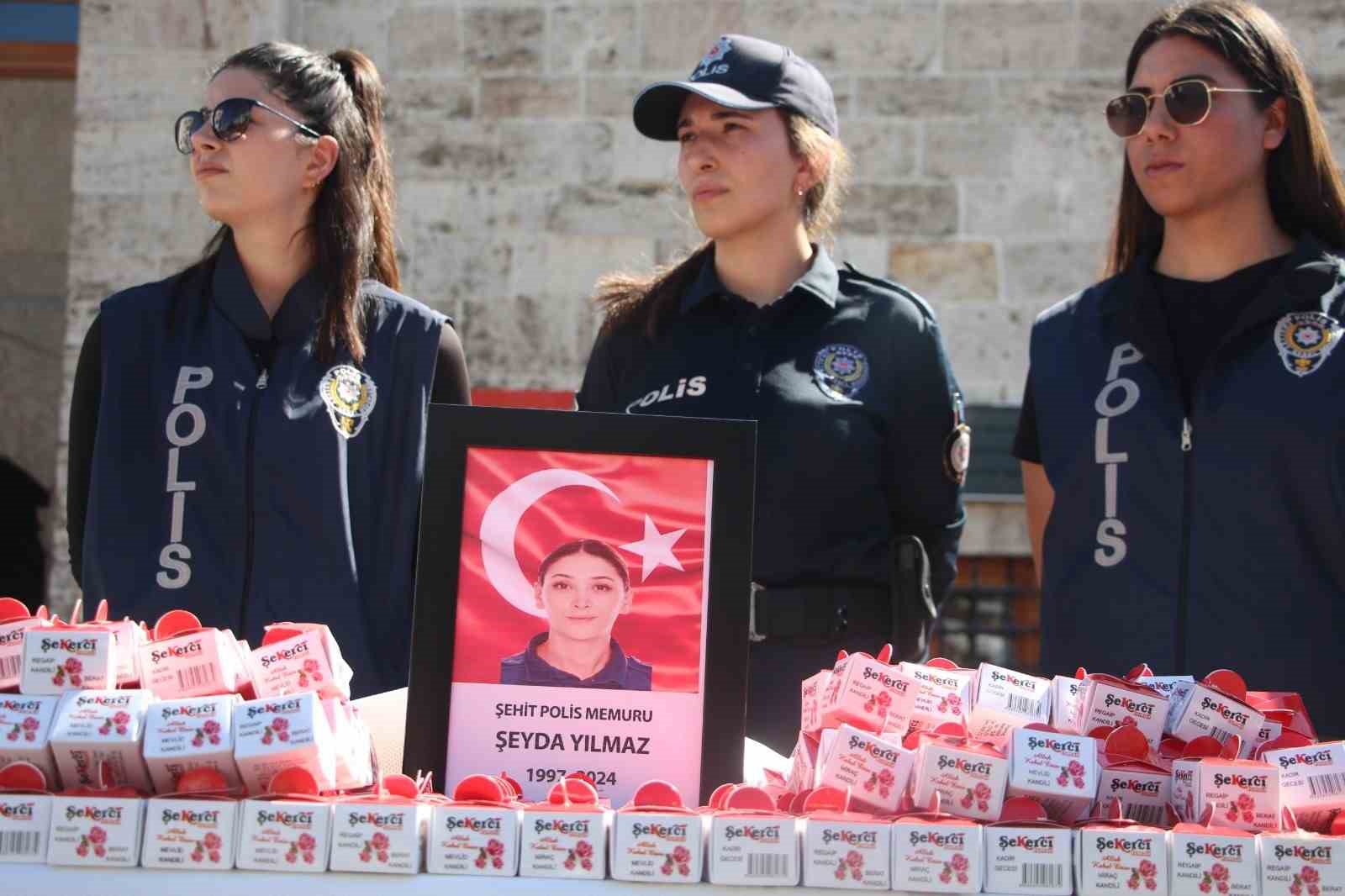 Bolu polisi, şehit meslektaşları Şeyda Yılmaz’ı unutmadı