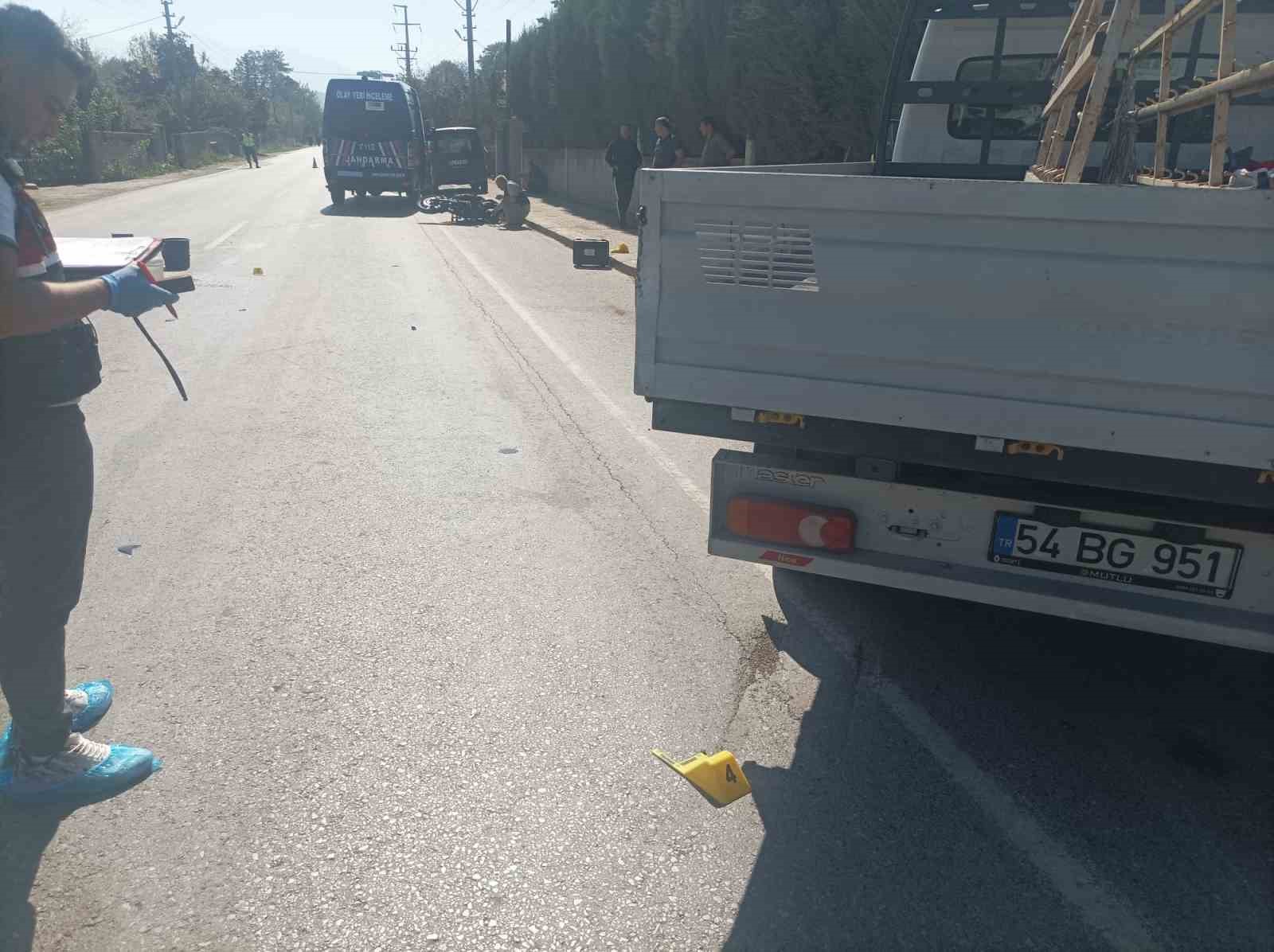 20 yaşındaki motosikletli genç kızın feci ölümü
