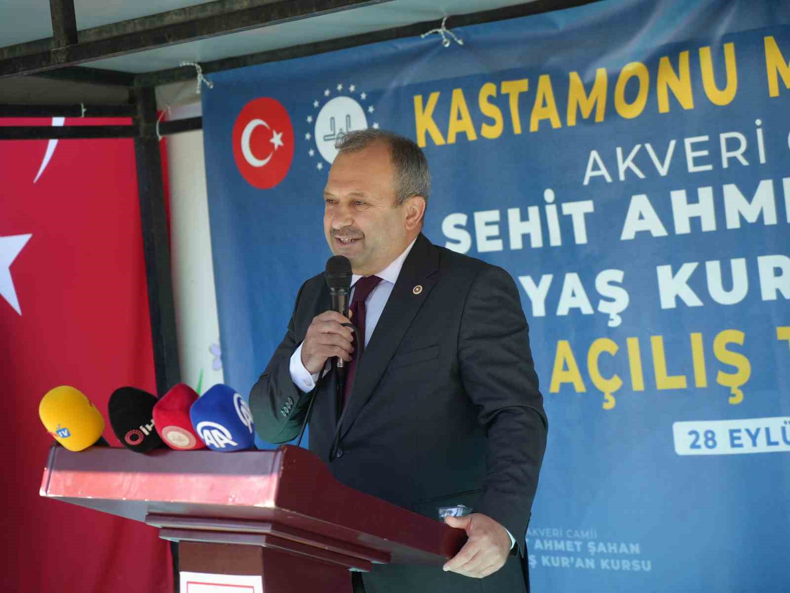 Şehit Polis Ahmet Şahan’ın ismi Kastamonu’da Kur’an Kursu’nda yaşatılacak