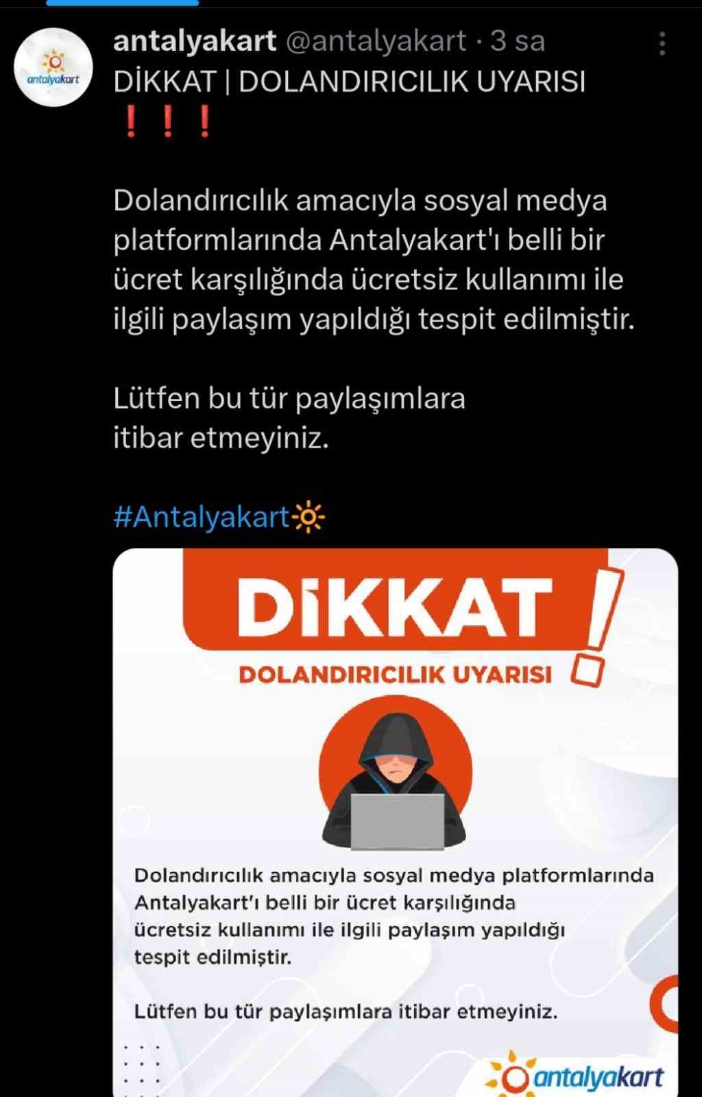 Dolandırıcıların yeni hedefi ulaşım kartları
