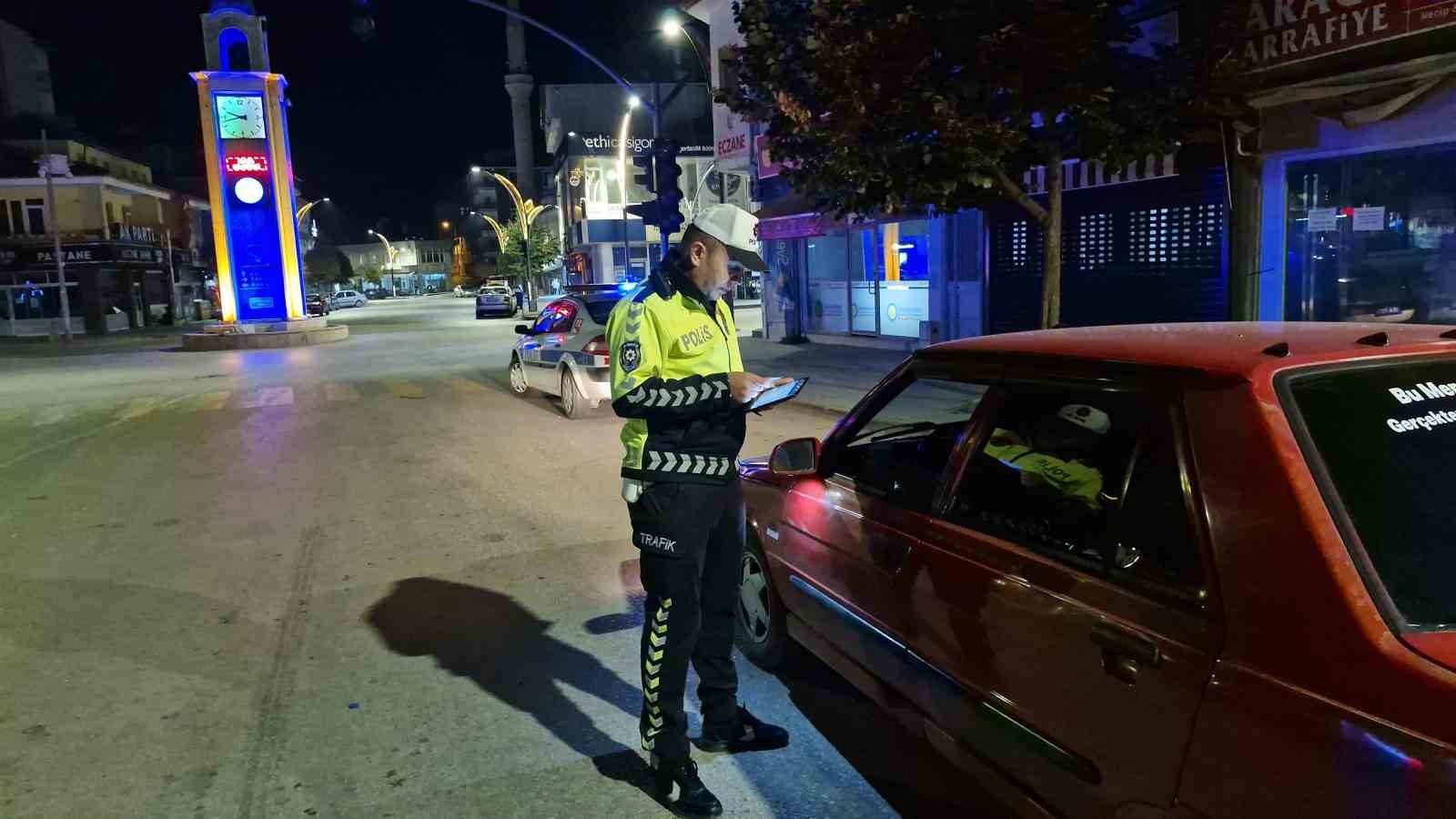 Çorum’da polis ekiplerinden huzur uygulaması
