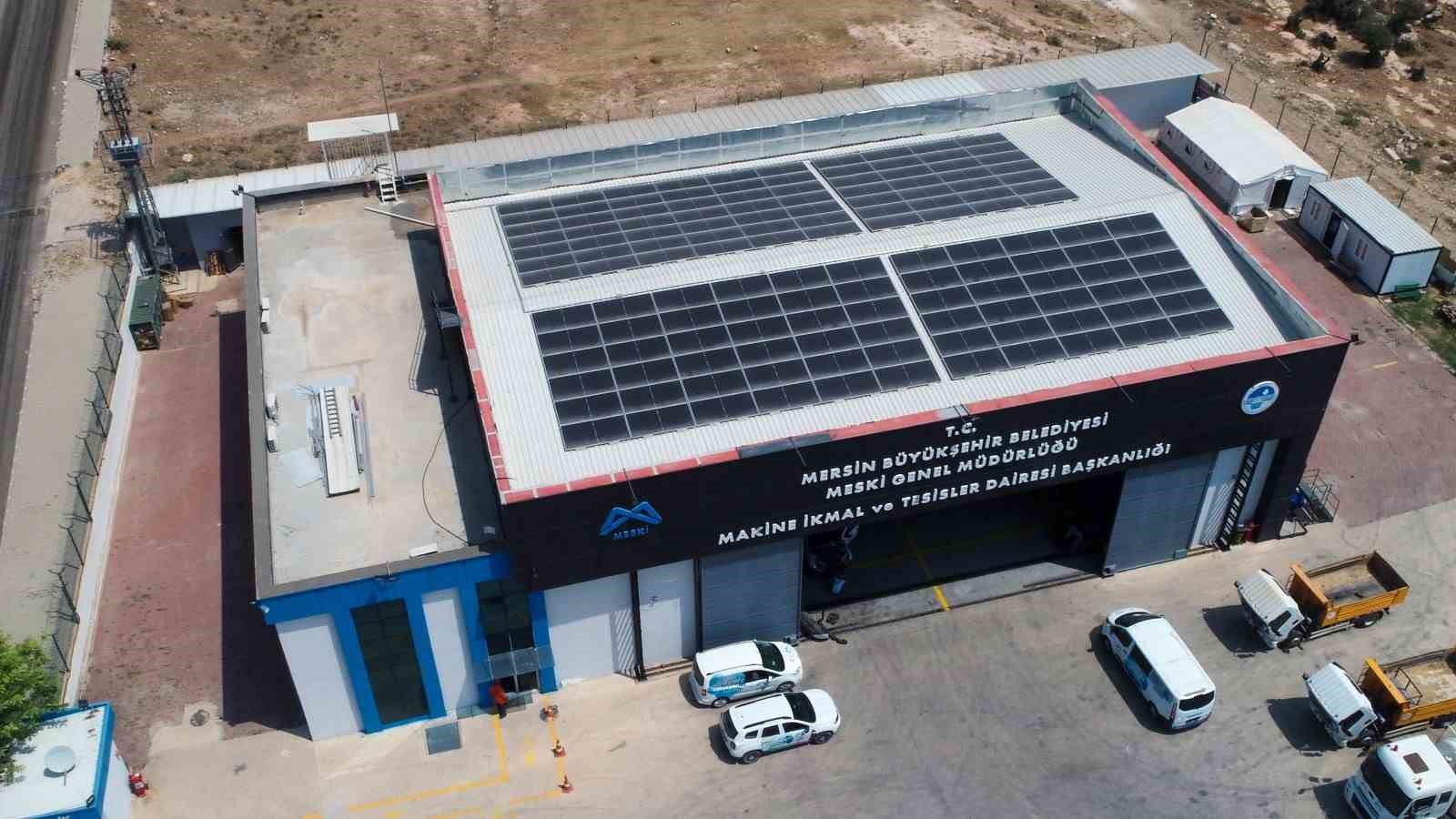 MESKİ, 7 tesisin elektrik enerjisi ihtiyacını güneşten karşılıyor
