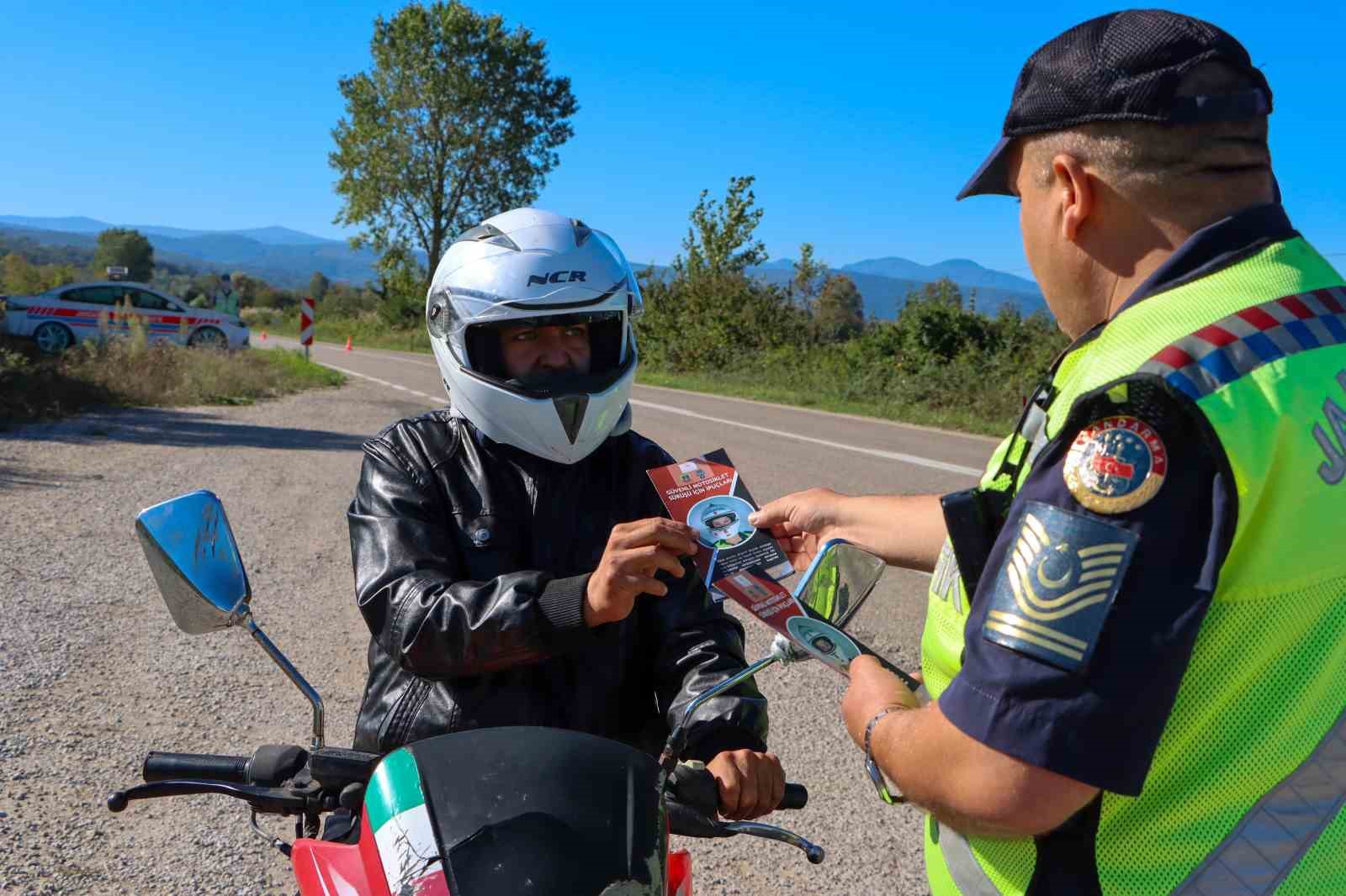 Motosiklet sürücüleri bilgilendirildi