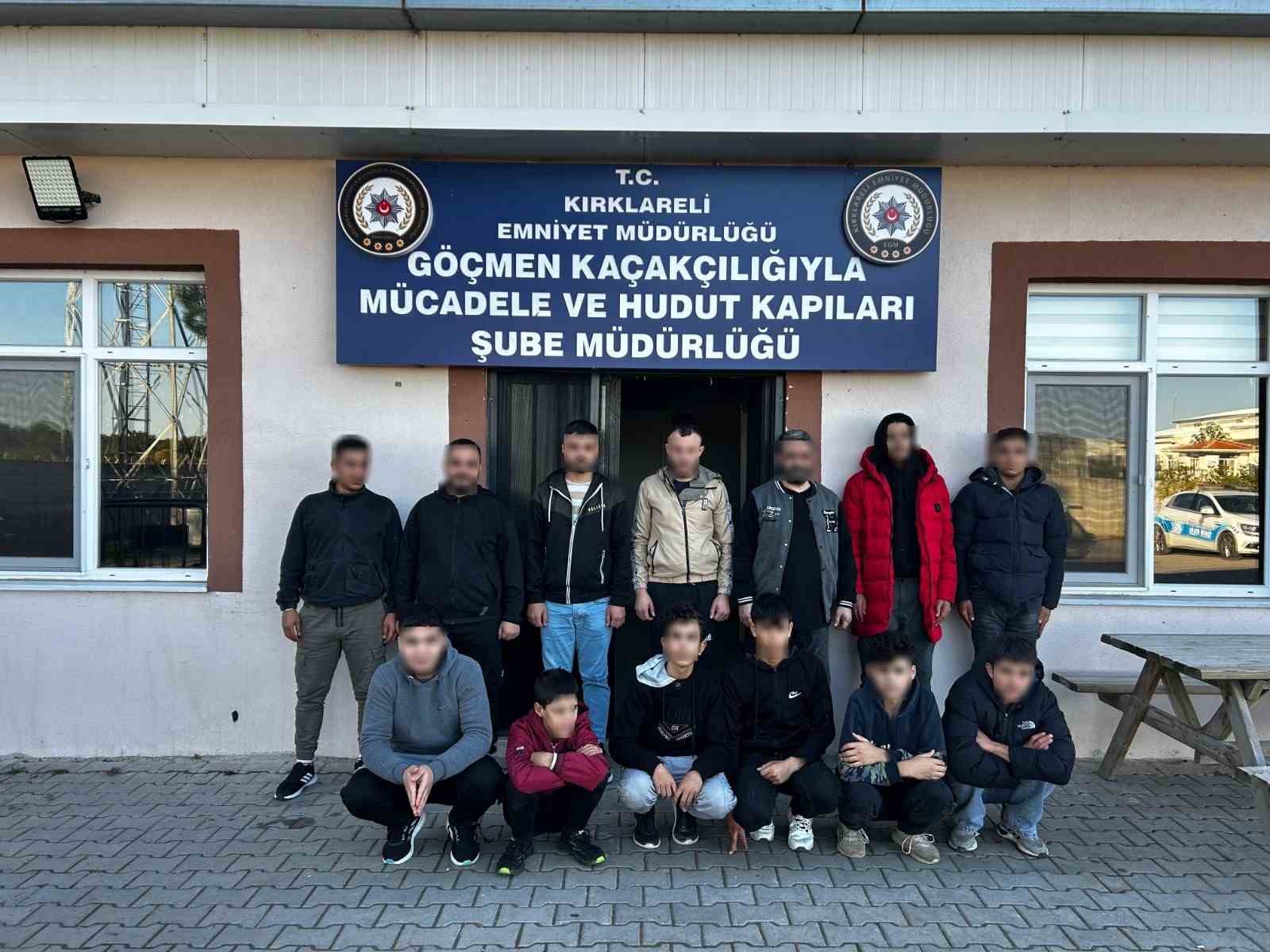 Kırklareli&rsquo;nde 127 ka&ccedil;ak g&ouml;&ccedil;men yakalandı
