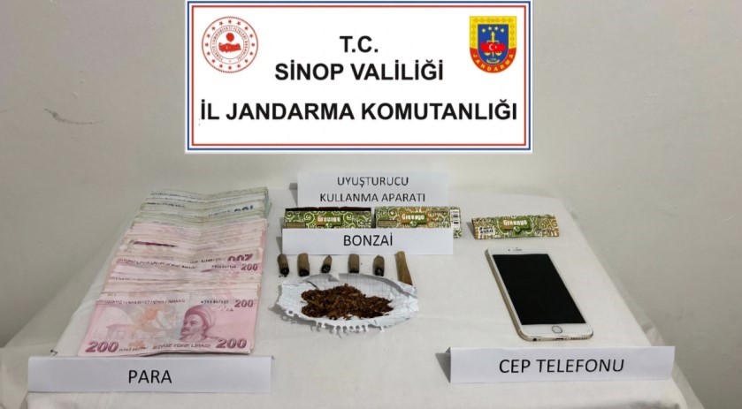 Sinop’ta uyuşturucu operasyonu: 2 gözaltı