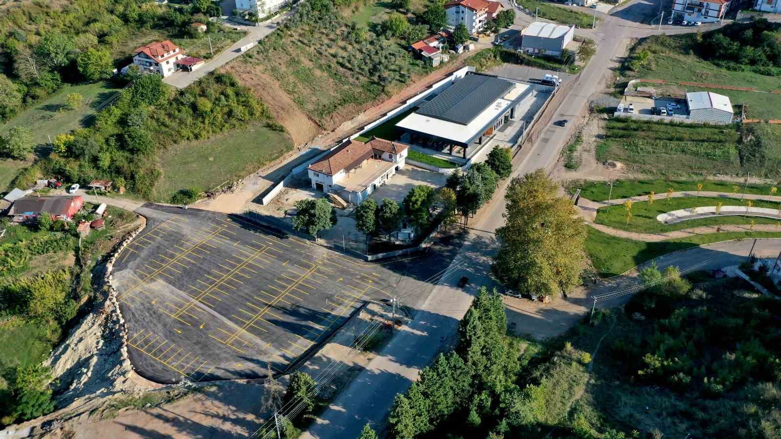 Yuvacık Kültür Merkezi otoparkı hizmete hazır