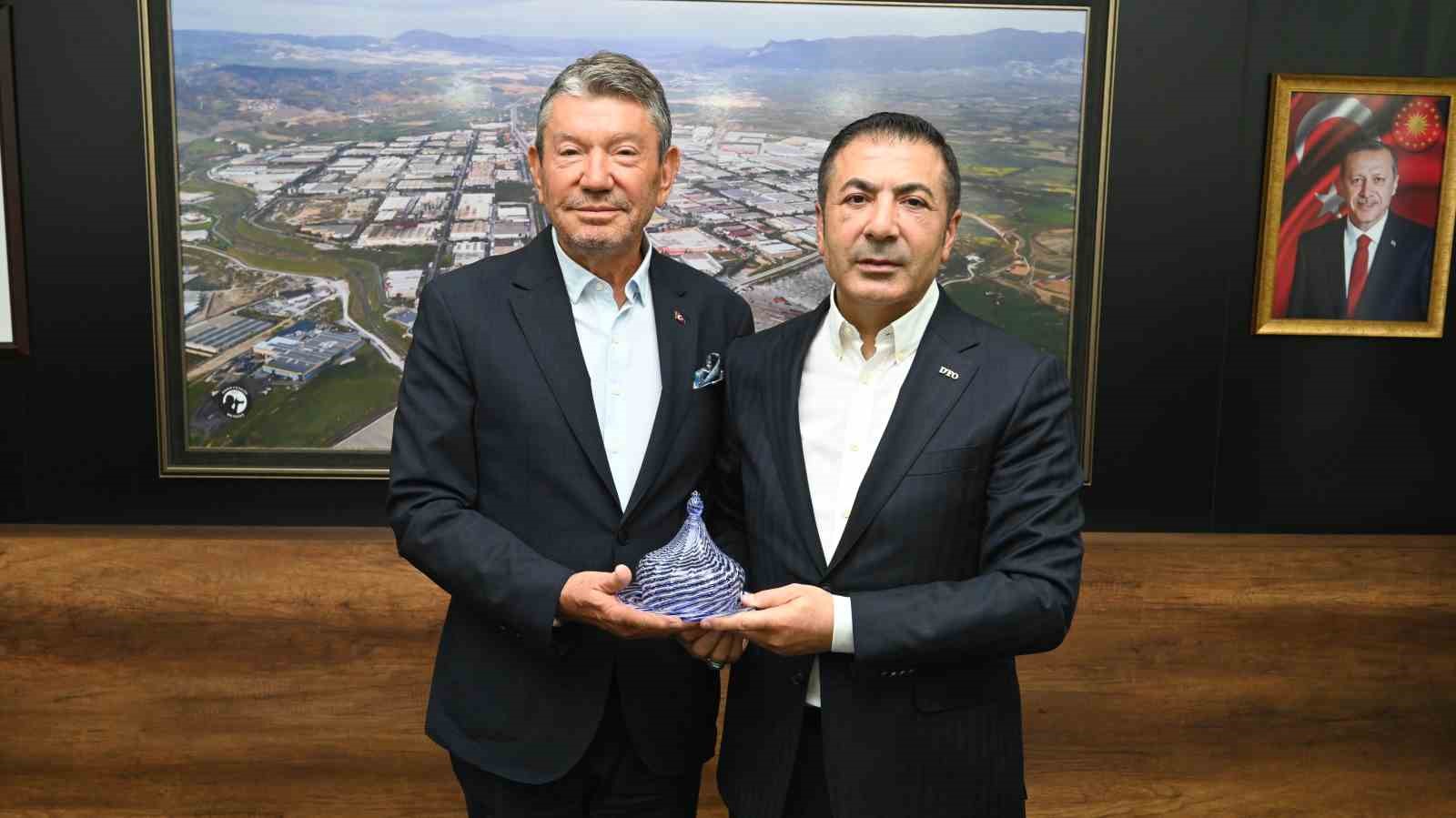 DTO y&ouml;netiminden Denizli OSB Başkanı Baltalı&rsquo;ya hayırlı olsun ziyareti
