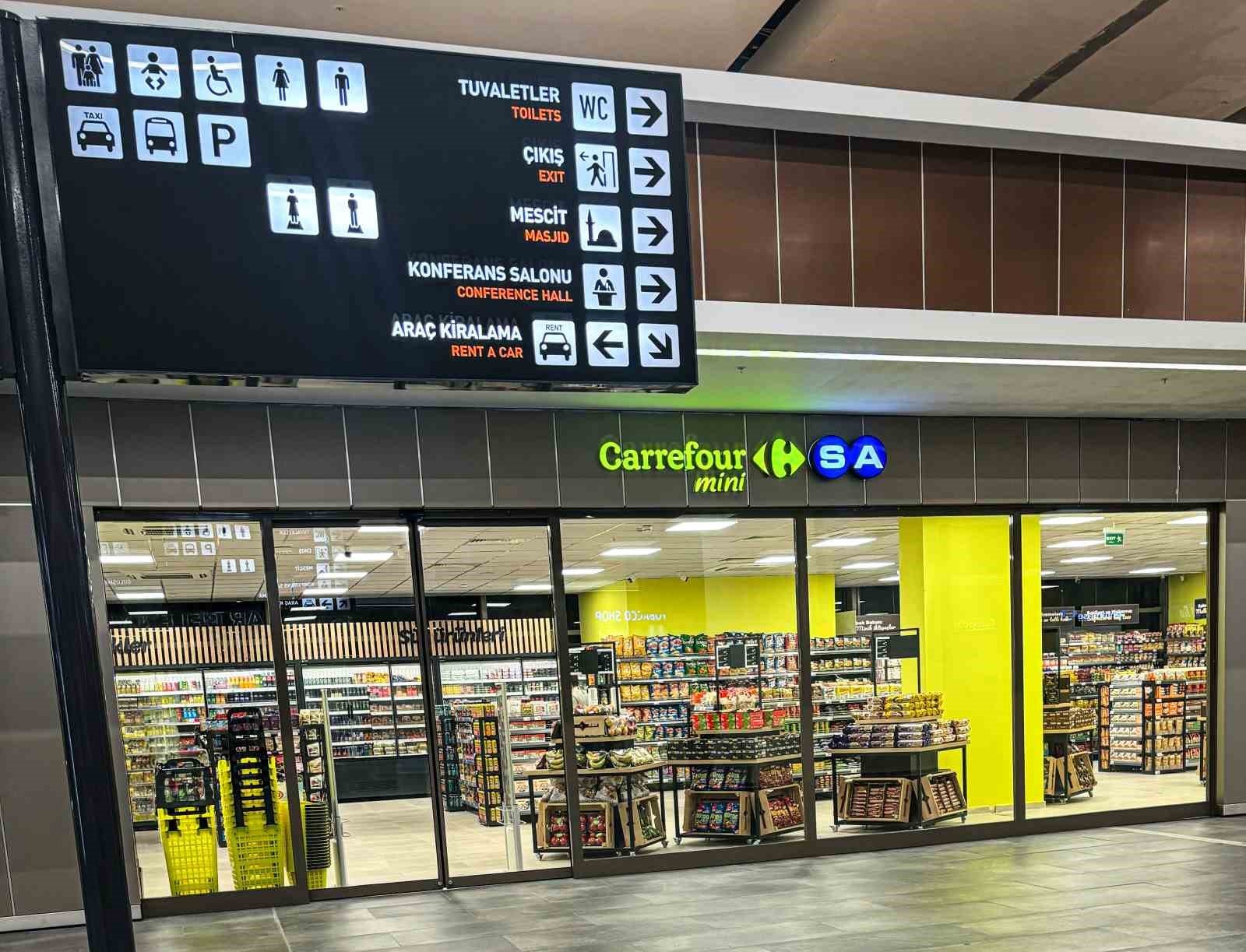 CarrefourSA yeni mağazasını Çukurova Uluslararası Havalimanı’nda açtı
