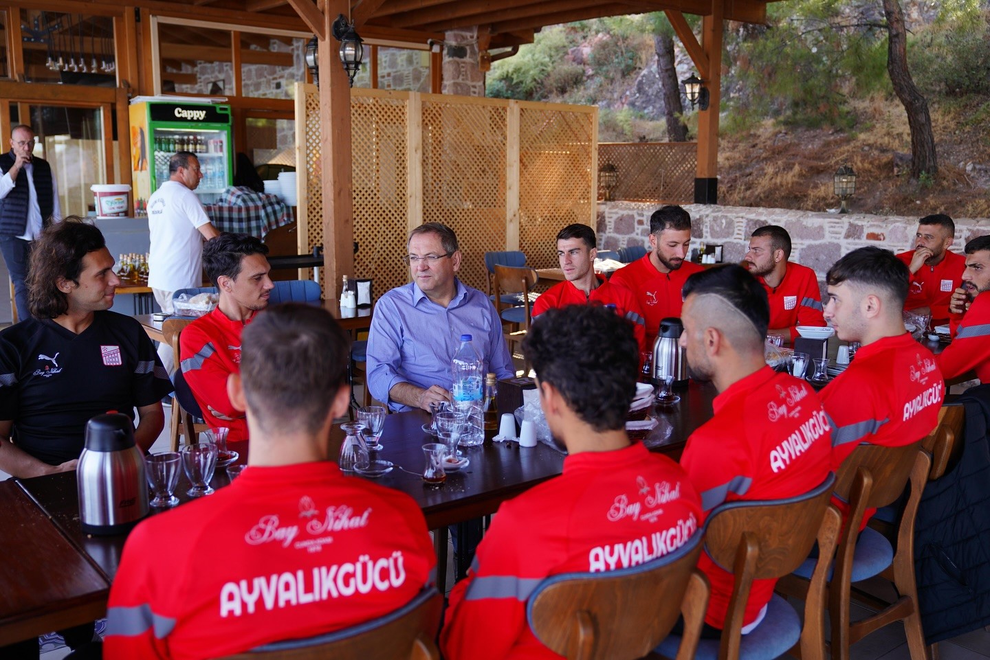 Karşılaşma &ouml;ncesi moral depoladılar
