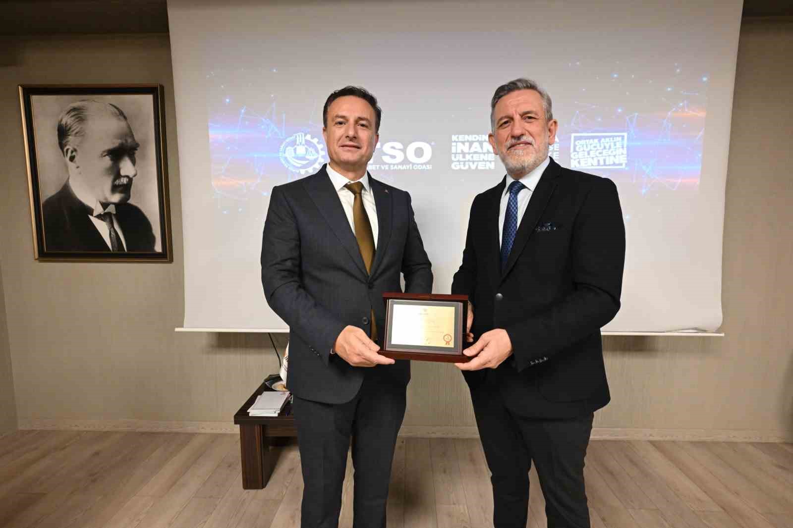 BTSO Y&ouml;netim Kurulu Başkanı İbrahim Burkay İMSİAD &uuml;yeleri ile buluştu
