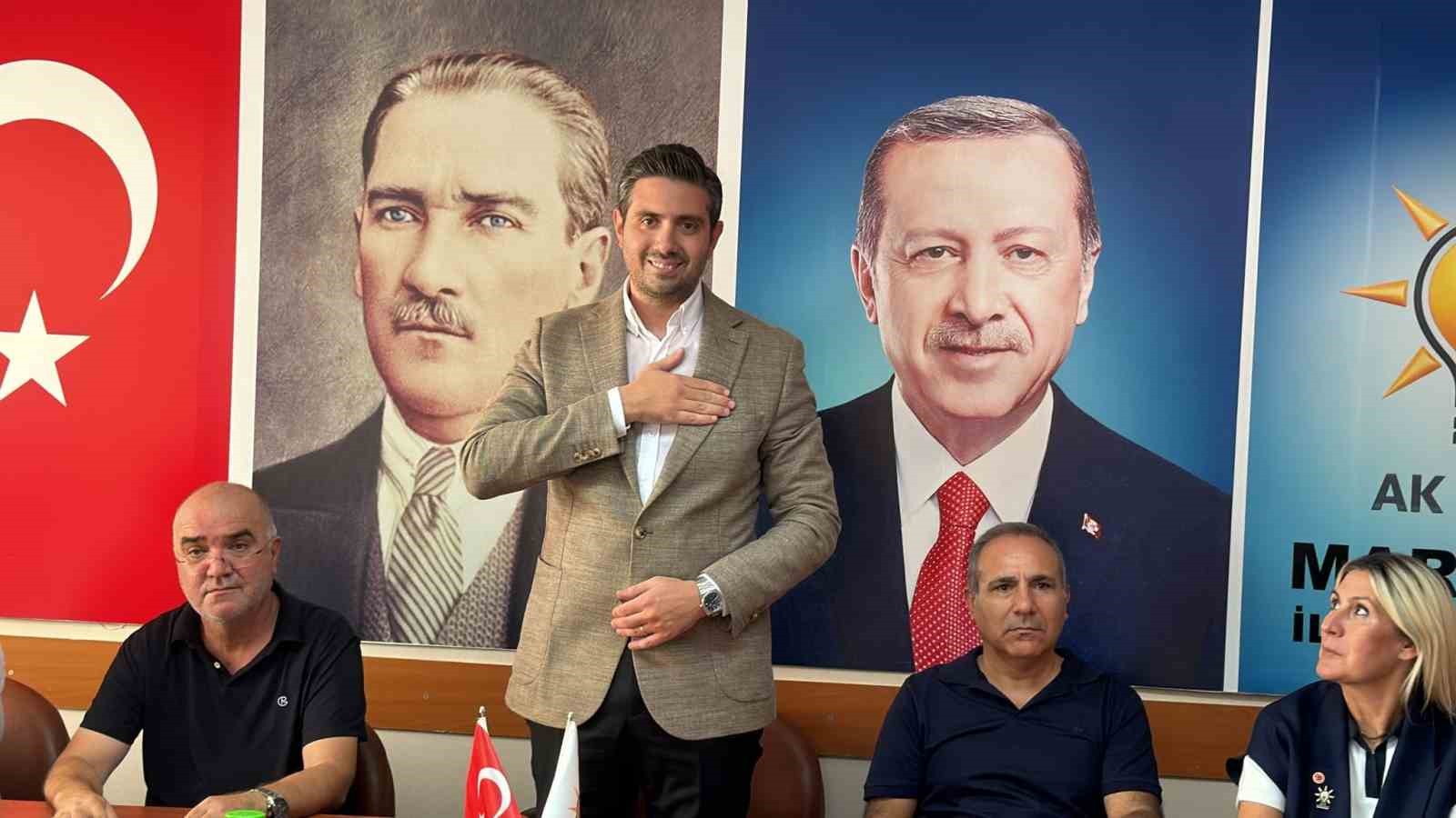 AK Parti Marmaris İlçe Başkanlığında görev değişimi
